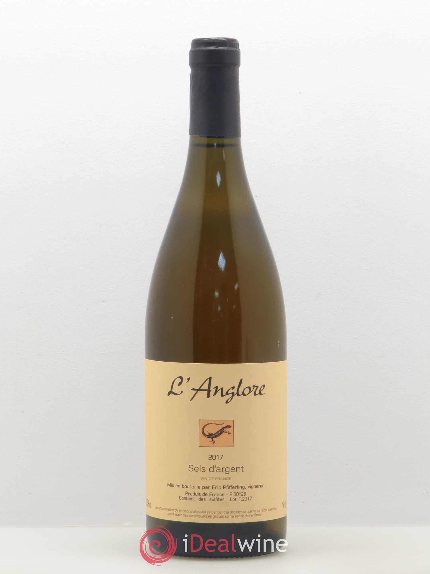Vin de France Sels d'argent L'Anglore 2017 - Lot de 1 bouteille - 0