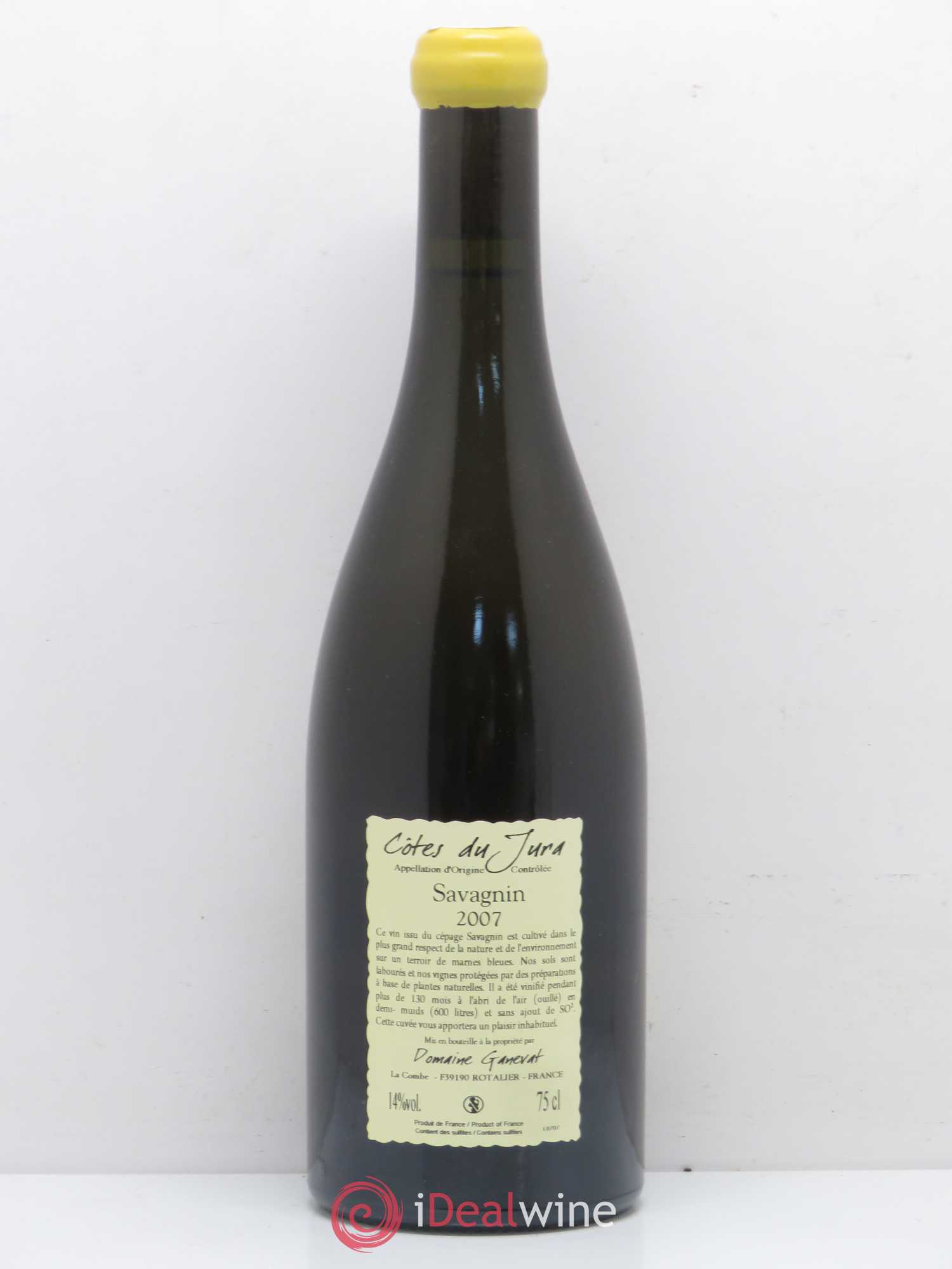 Côtes du Jura Les Vignes de mon Père Jean-François Ganevat (Domaine) 2007 - Lot de 1 bouteille - 1