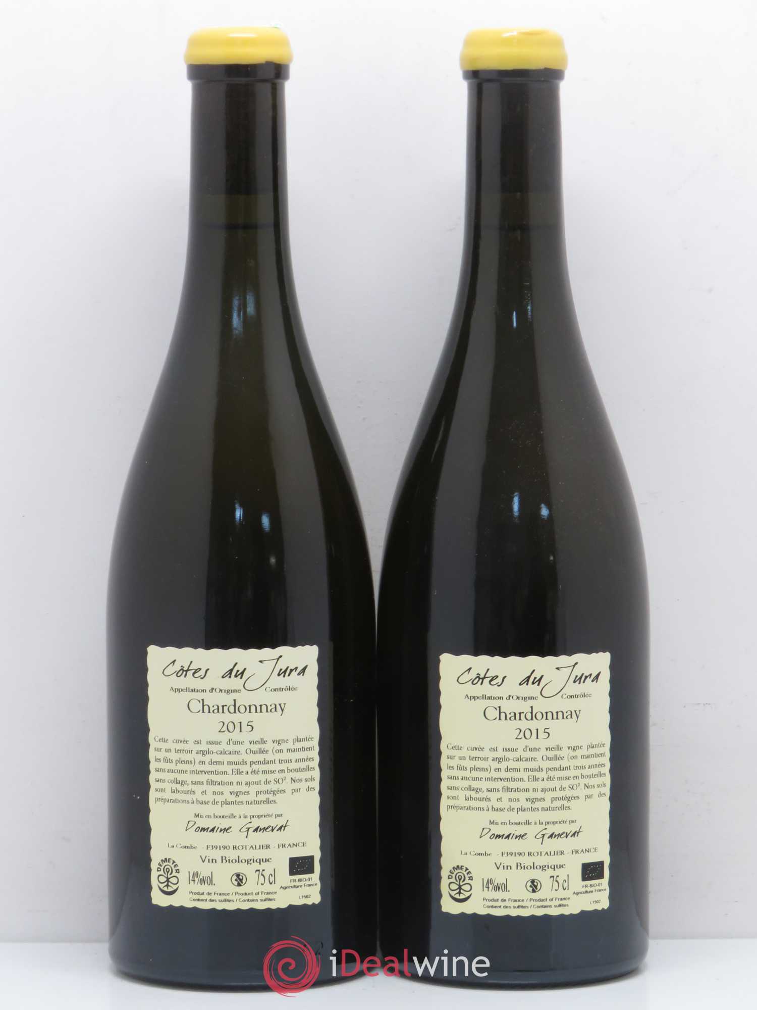 Côtes du Jura Les Chamois du Paradis Jean-François Ganevat (Domaine) 2015 - Lot de 2 bouteilles - 1
