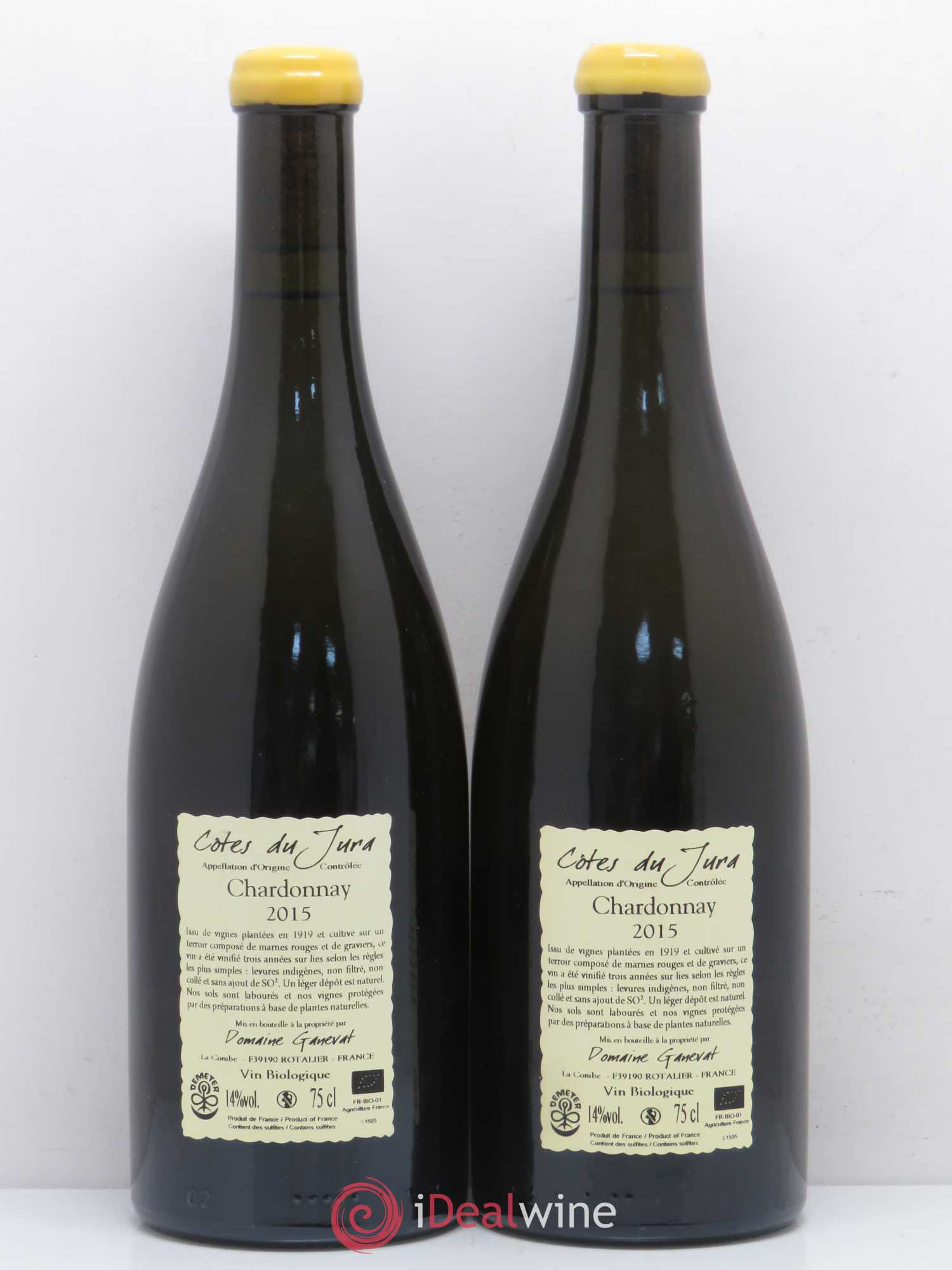 Côtes du Jura Les Grands Teppes Vieilles Vignes Jean-François Ganevat (Domaine) 2015 - Lot de 2 bouteilles - 1