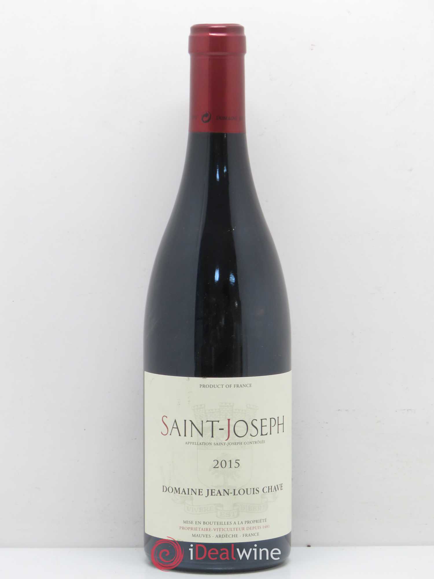 Saint-Joseph Jean-Louis Chave 2015 - Lot de 1 bouteille - 0