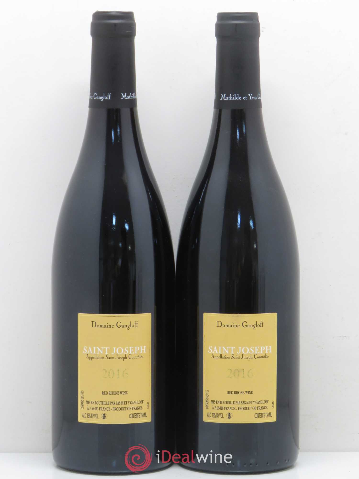 Saint-Joseph Domaine Yves et Mathilde Gangloff 2016 - Lot de 2 bouteilles - 1