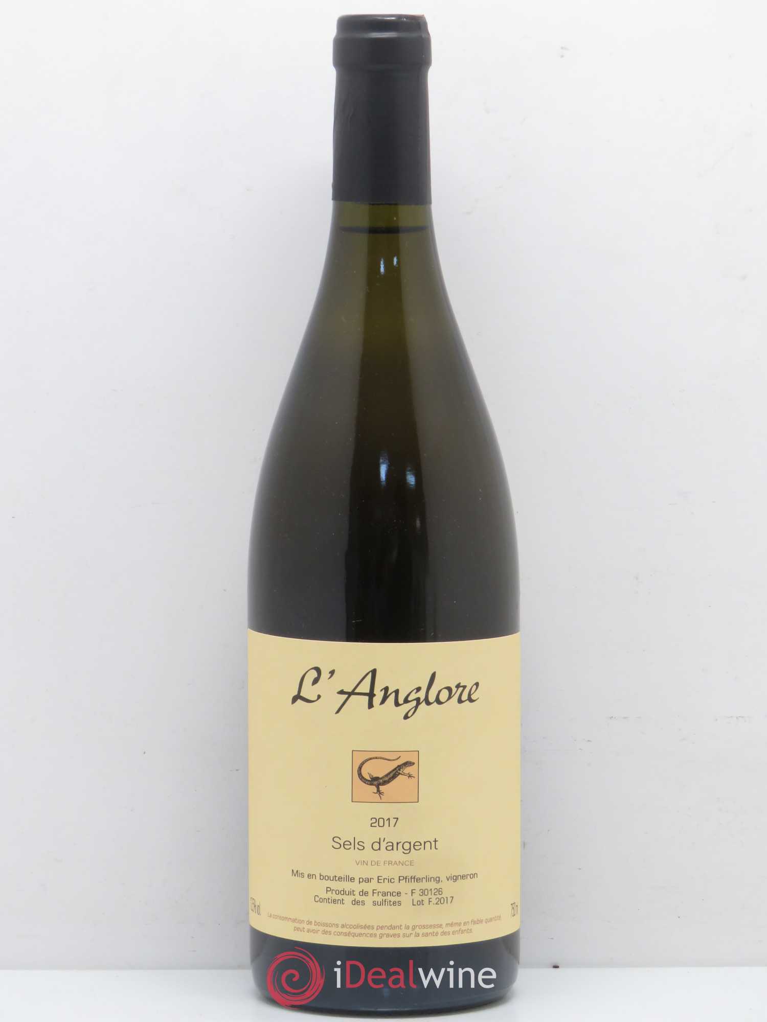 Vin de France Sels d'argent L'Anglore 2017 - Lot de 1 bouteille - 0
