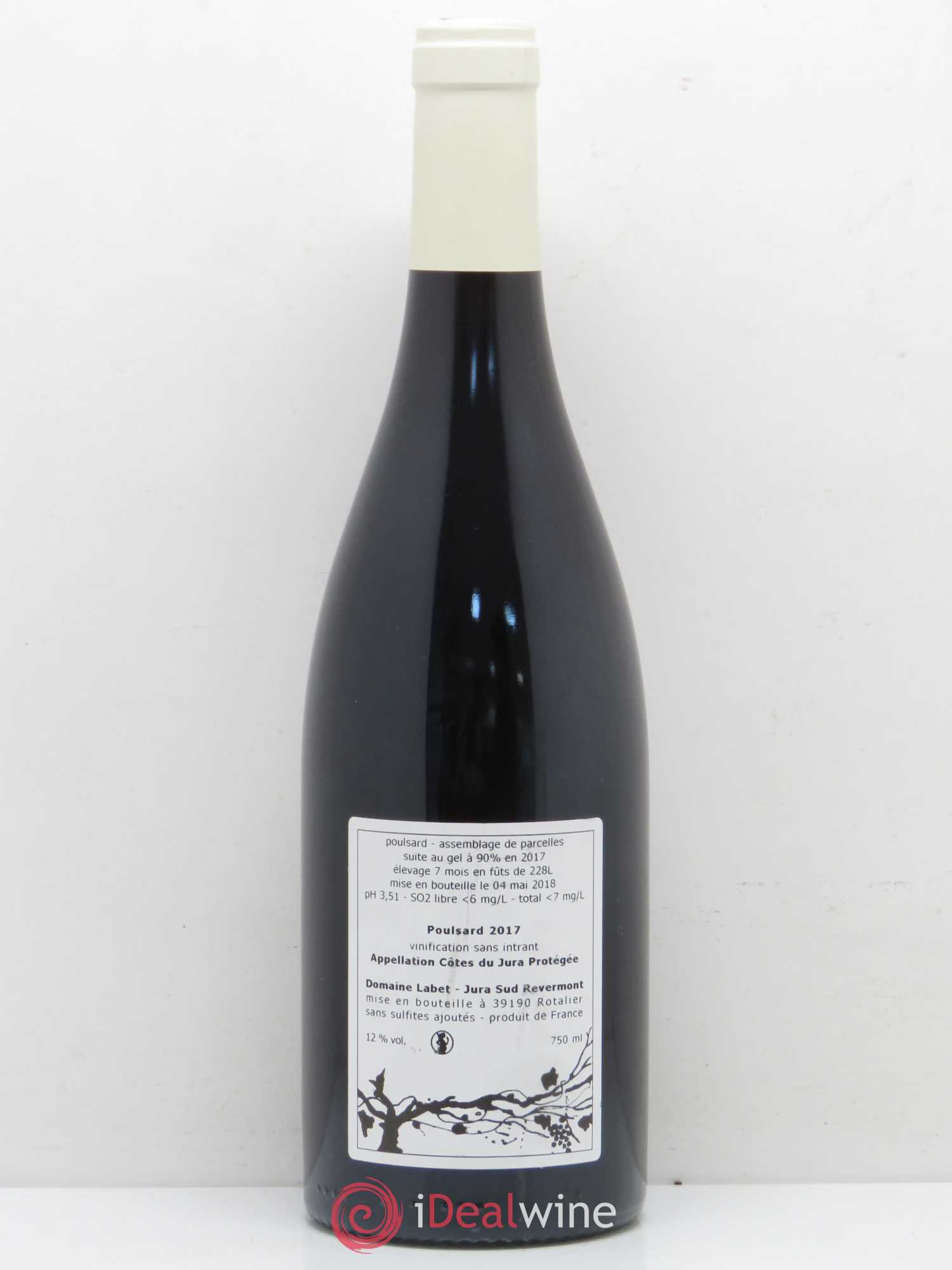 Côtes du Jura Poulsard Domaine Labet 2017 - Lot de 1 bouteille - 1