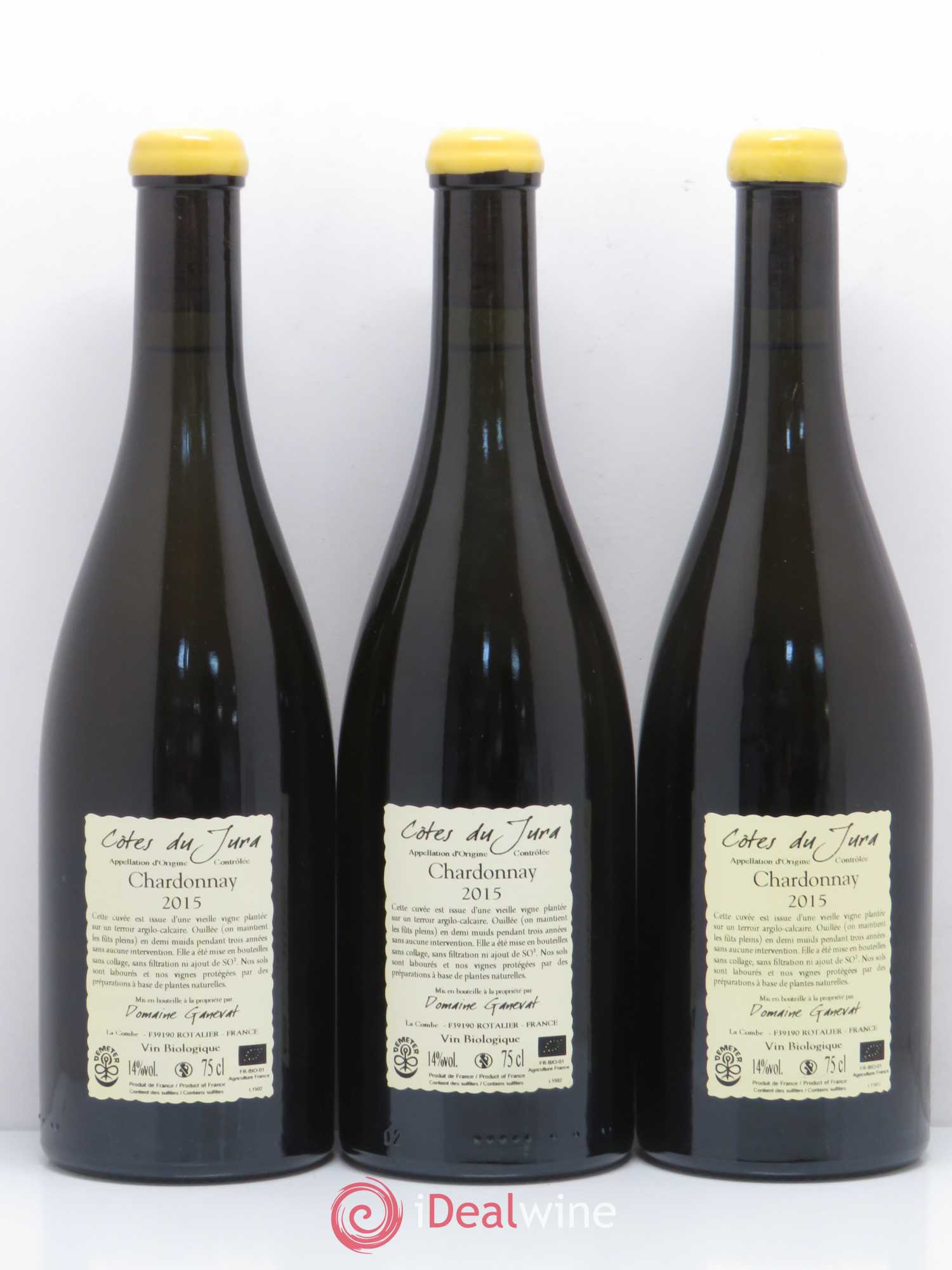 Côtes du Jura Les Chamois du Paradis Jean-François Ganevat (Domaine) 2015 - Lot de 3 bouteilles - 1
