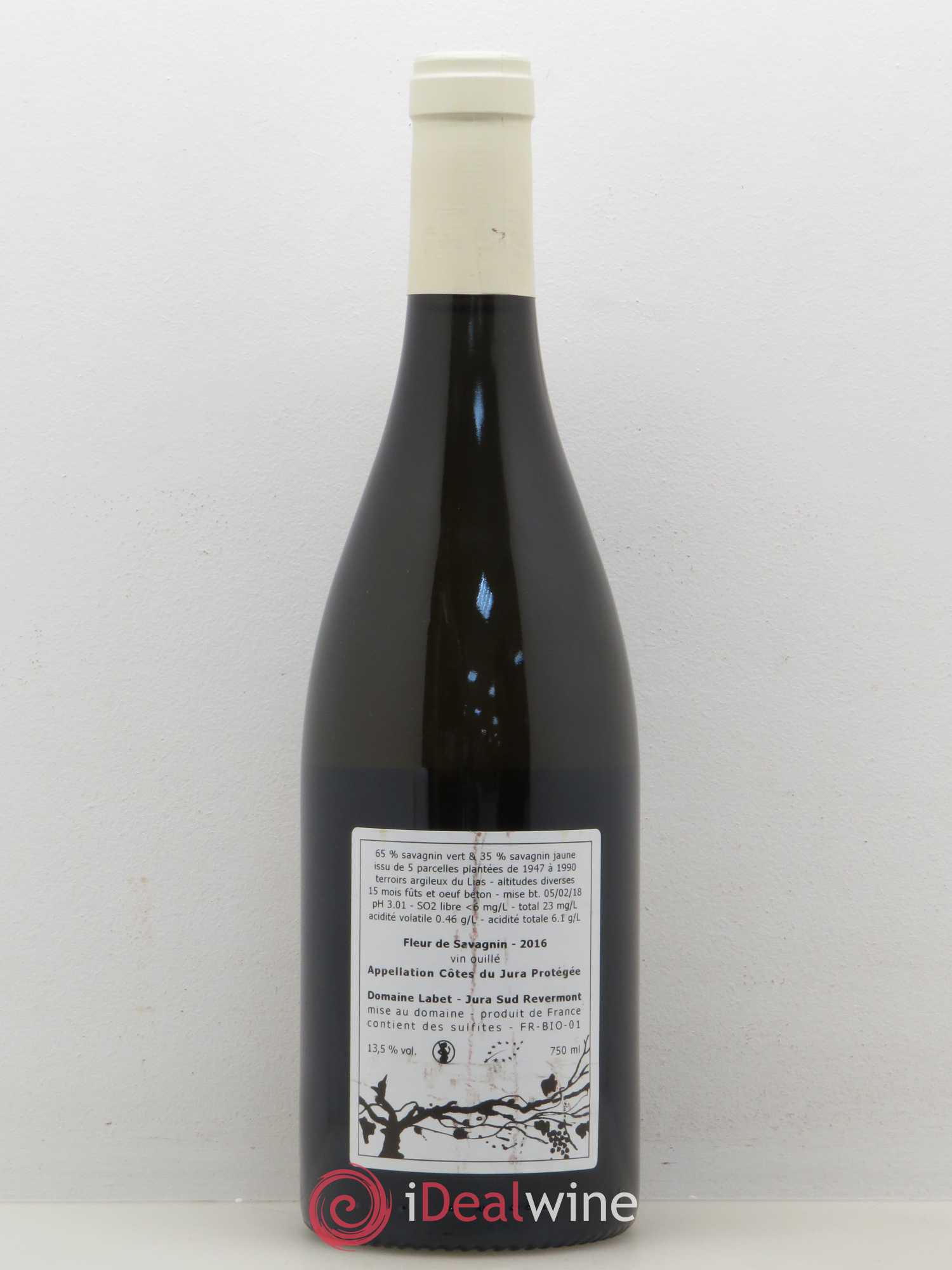Côtes du Jura Fleur de savagnin Labet 2016 - Posten von 1 Flasche - 1