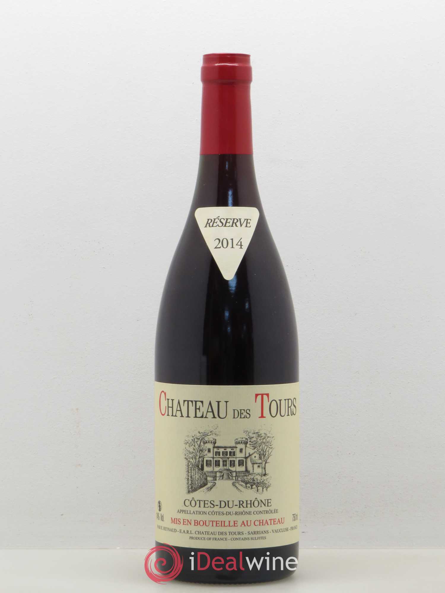 Côtes-du-Rhône Château des Tours Emmanuel Reynaud 2014 - Lot de 1 bouteille - 0