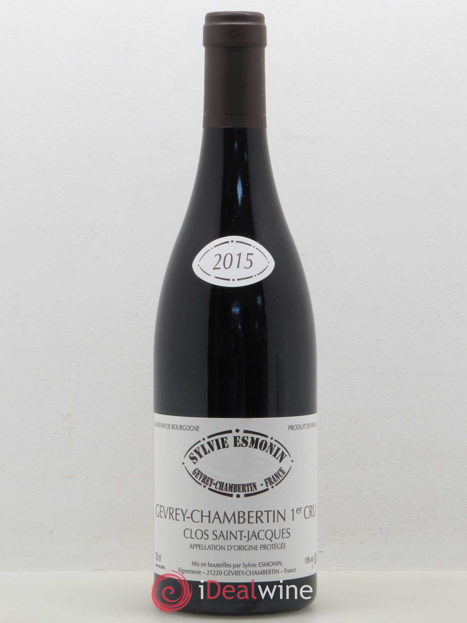 Gevrey-Chambertin 1er Cru Clos Saint Jacques Sylvie Esmonin 2015 - Lot de 1 bouteille - 0