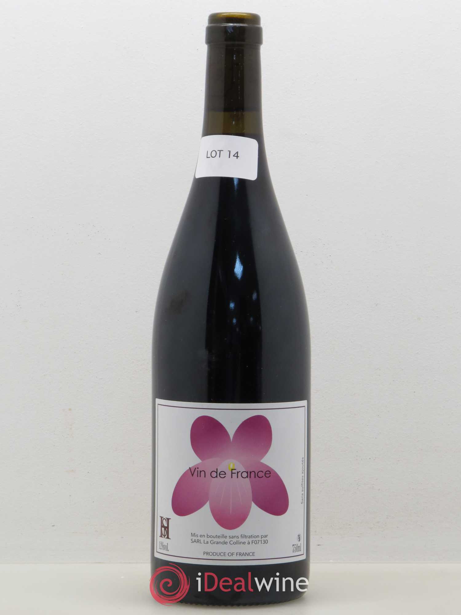 Vin de France Grande Colline 2014 - Lot de 1 bouteille - 0