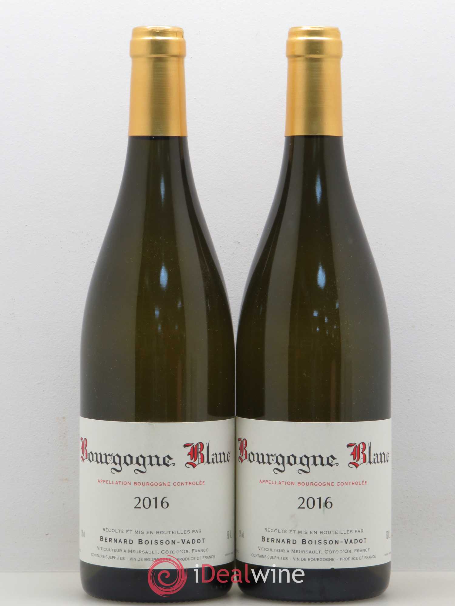 Bourgogne Boisson-Vadot (Domaine) 2016 - Lot de 2 bouteilles - 0