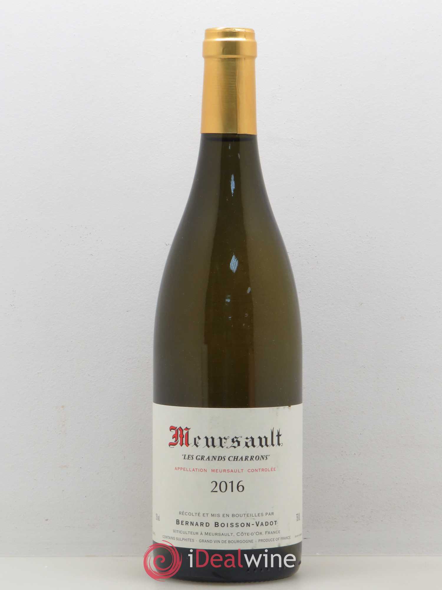 Meursault Les Grands Charrons Boisson-Vadot (Domaine) 2016 - Posten von 1 Flasche - 0