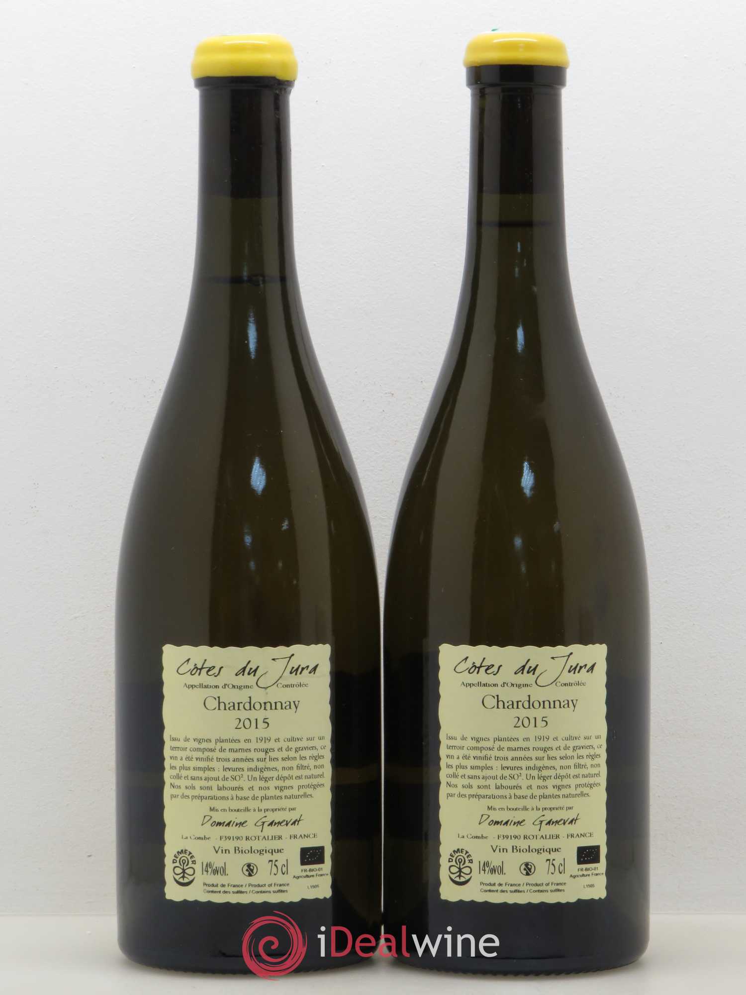 Côtes du Jura Les Grands Teppes Vieilles Vignes Jean-François Ganevat (Domaine) 2015 - Lot de 2 bouteilles - 1