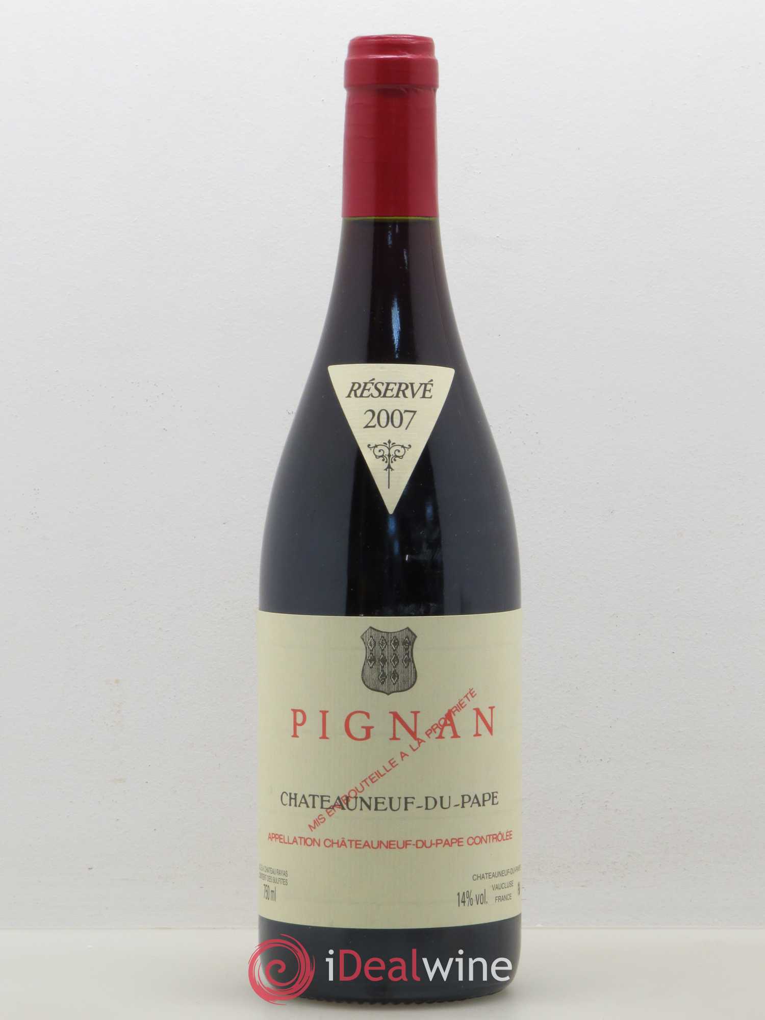 Châteauneuf-du-Pape Pignan Emmanuel Reynaud 2007 - Lot de 1 bouteille - 0