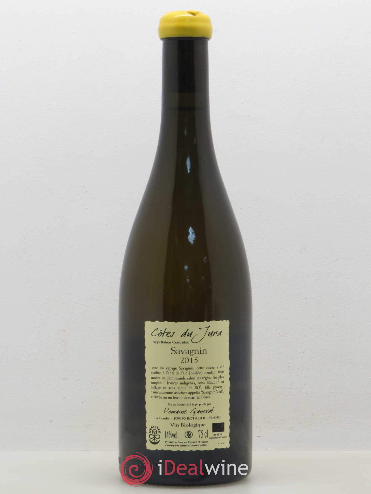 Côtes du Jura Les Chalasses Marnes Bleues Jean-François Ganevat (Domaine) 2015 - Lot de 1 bouteille - 1