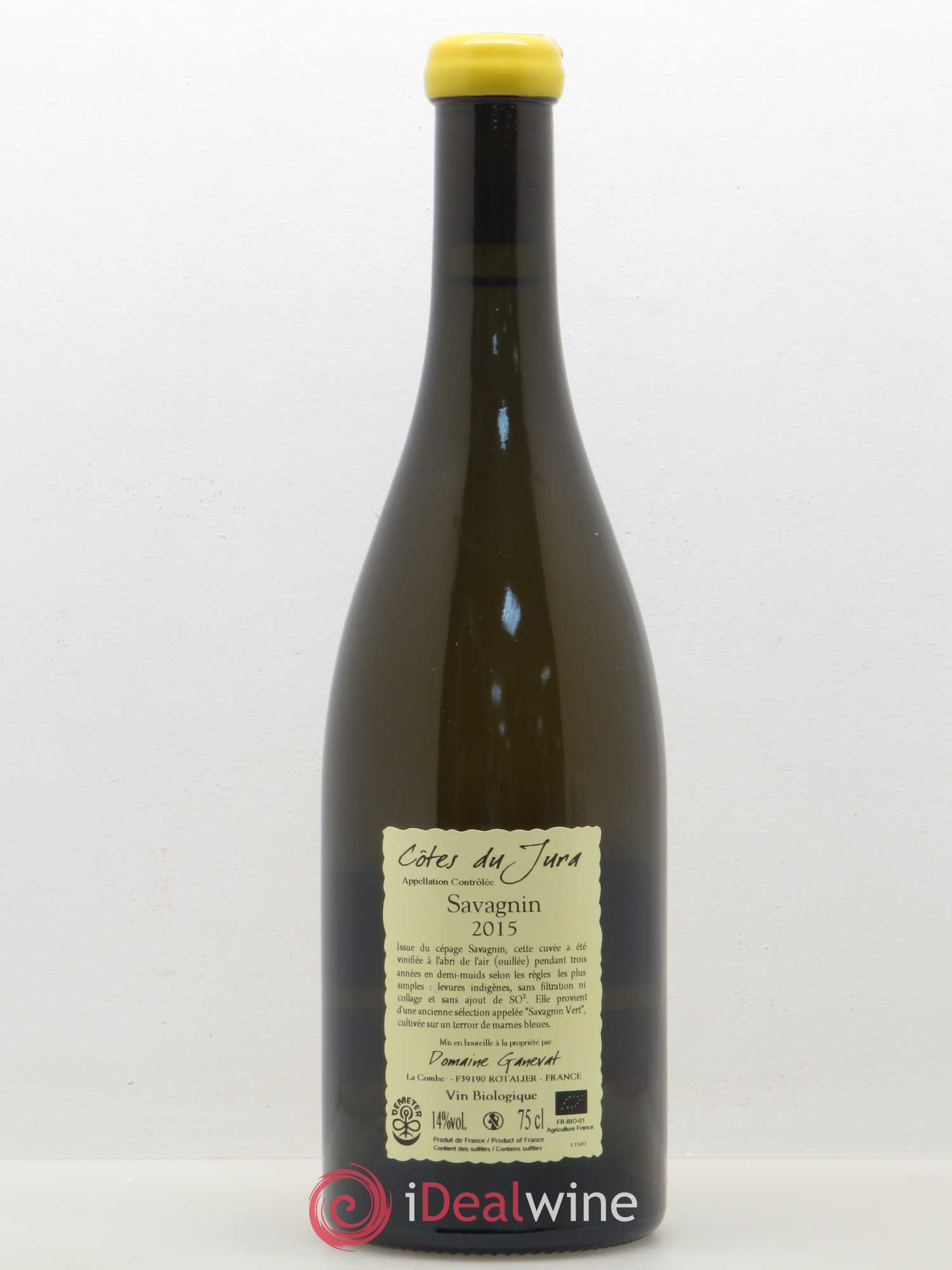 Côtes du Jura Les Chalasses Marnes Bleues Jean-François Ganevat (Domaine) 2015 - Lot de 1 bouteille - 1