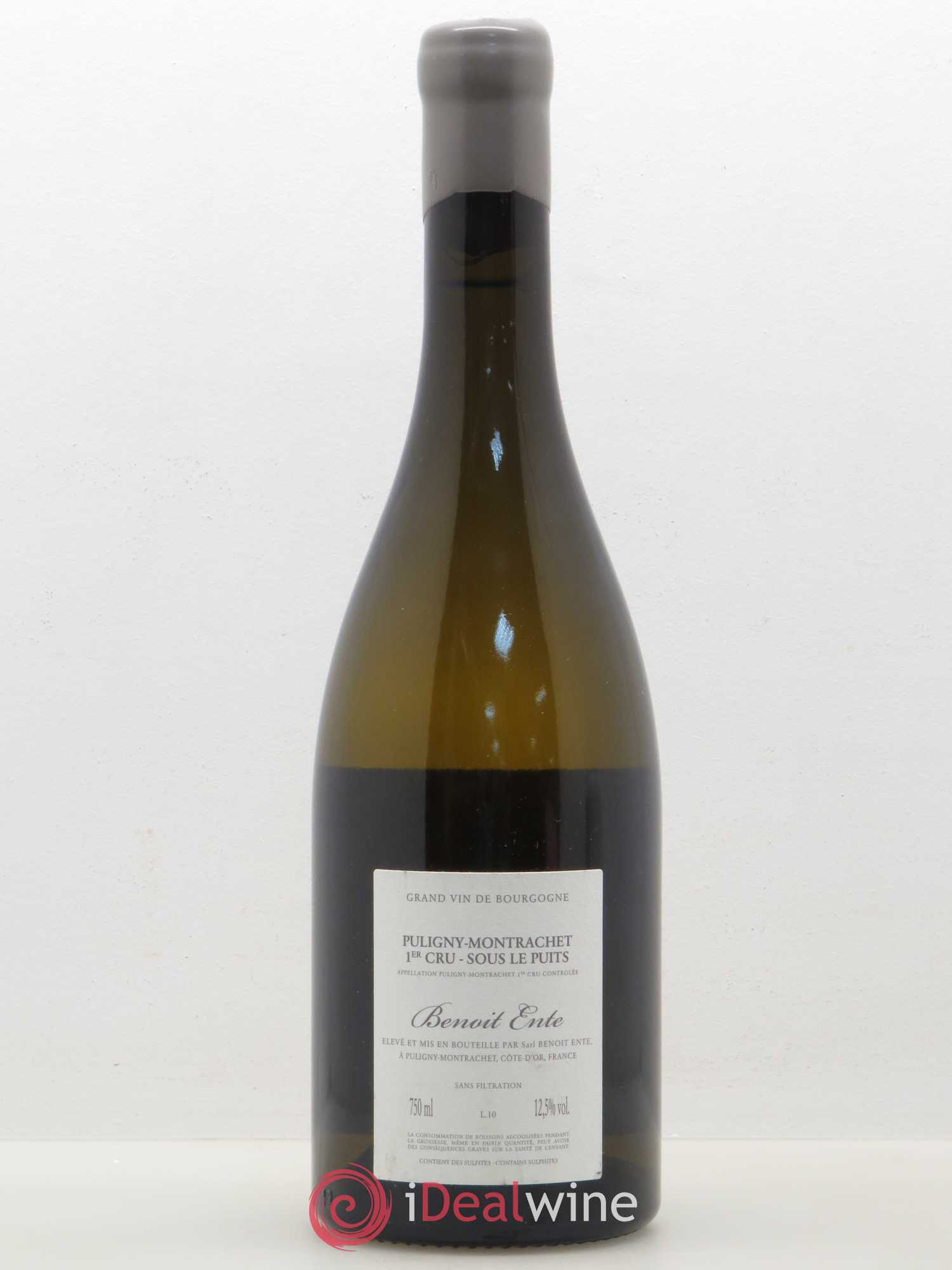 Puligny-Montrachet 1er Cru Terre de Blagny Benoit Ente 2010 - Lot of 1 bottle - 1