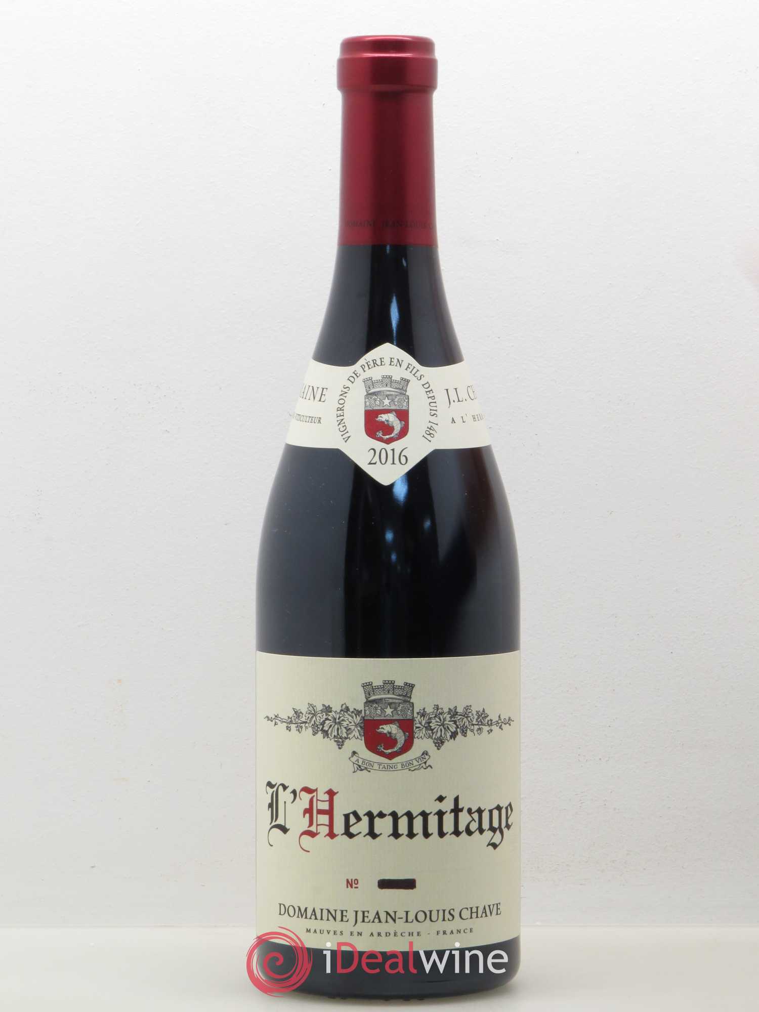 Hermitage Jean-Louis Chave 2016 - Lot de 1 bouteille - 0