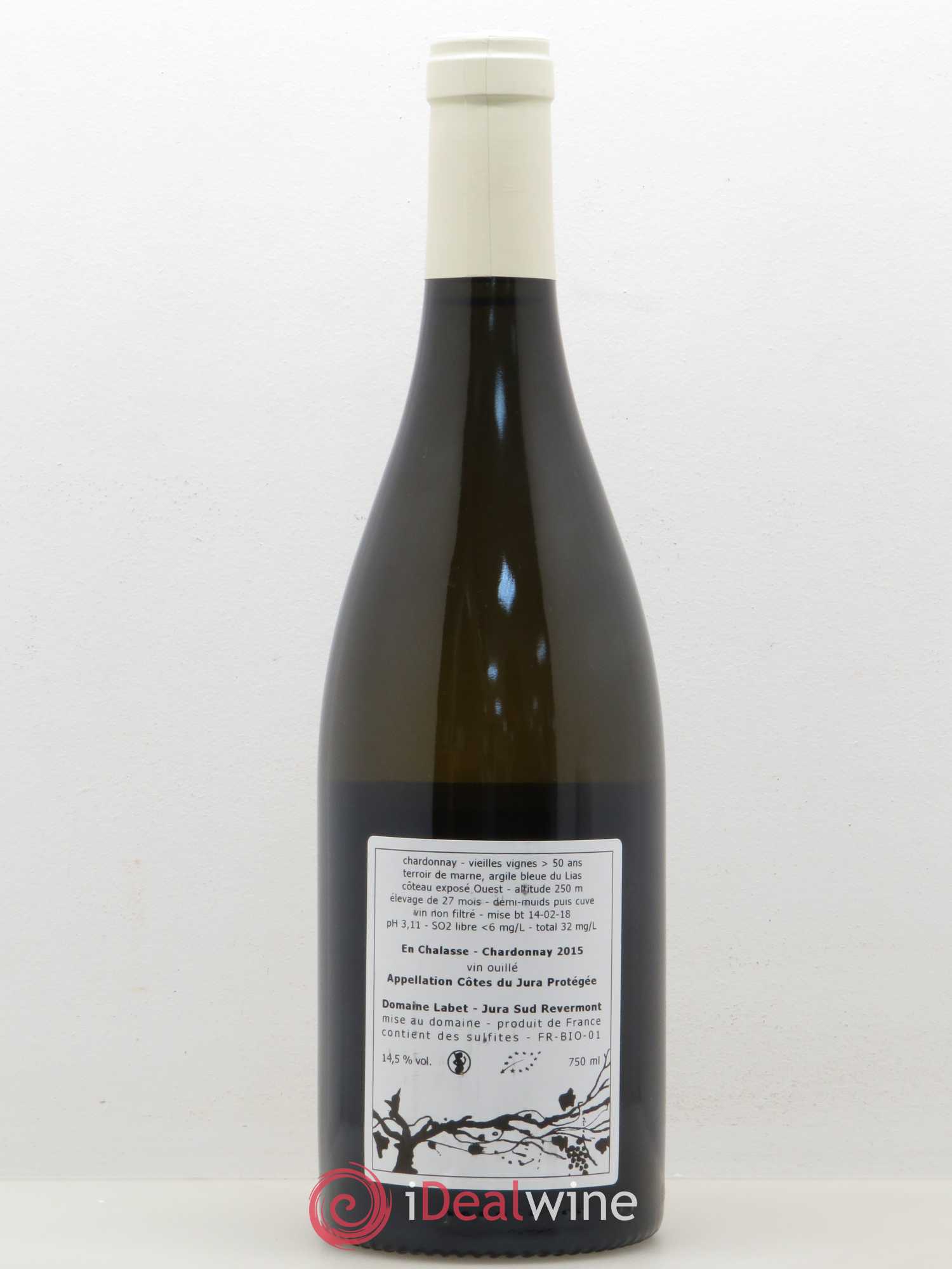 Côtes du Jura Chardonnay En chalasses Labet 2015 - Posten von 1 Flasche - 1