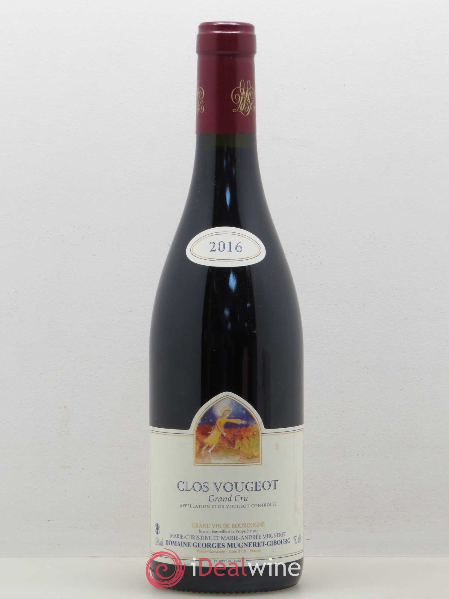 Clos de Vougeot Grand Cru Georges Mugneret-Gibourg (Domaine) Gibourg 2016 - Lot de 1 bouteille - 0