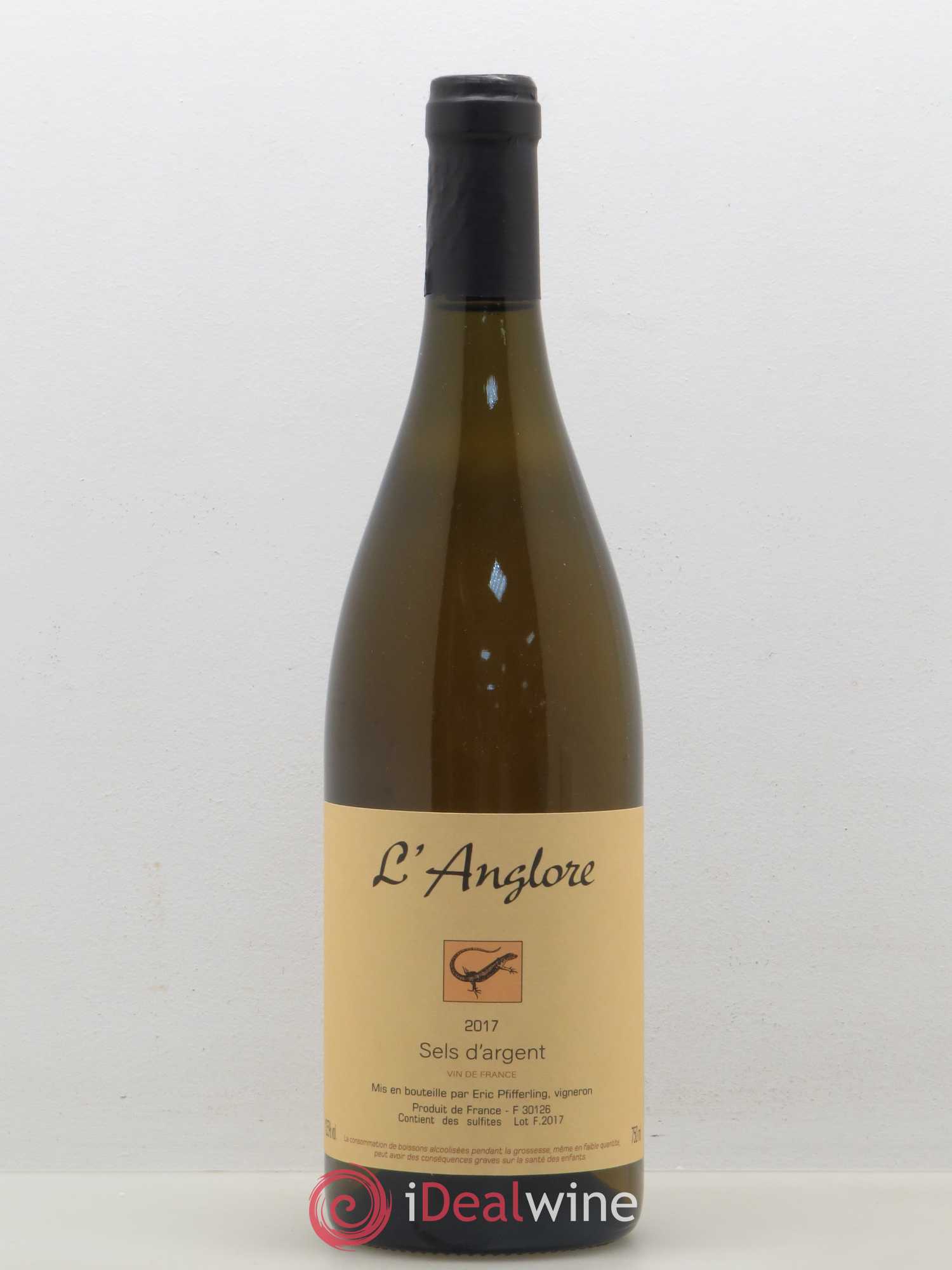 Vin de France Sels d'argent L'Anglore 2017 - Lot de 1 bouteille - 0