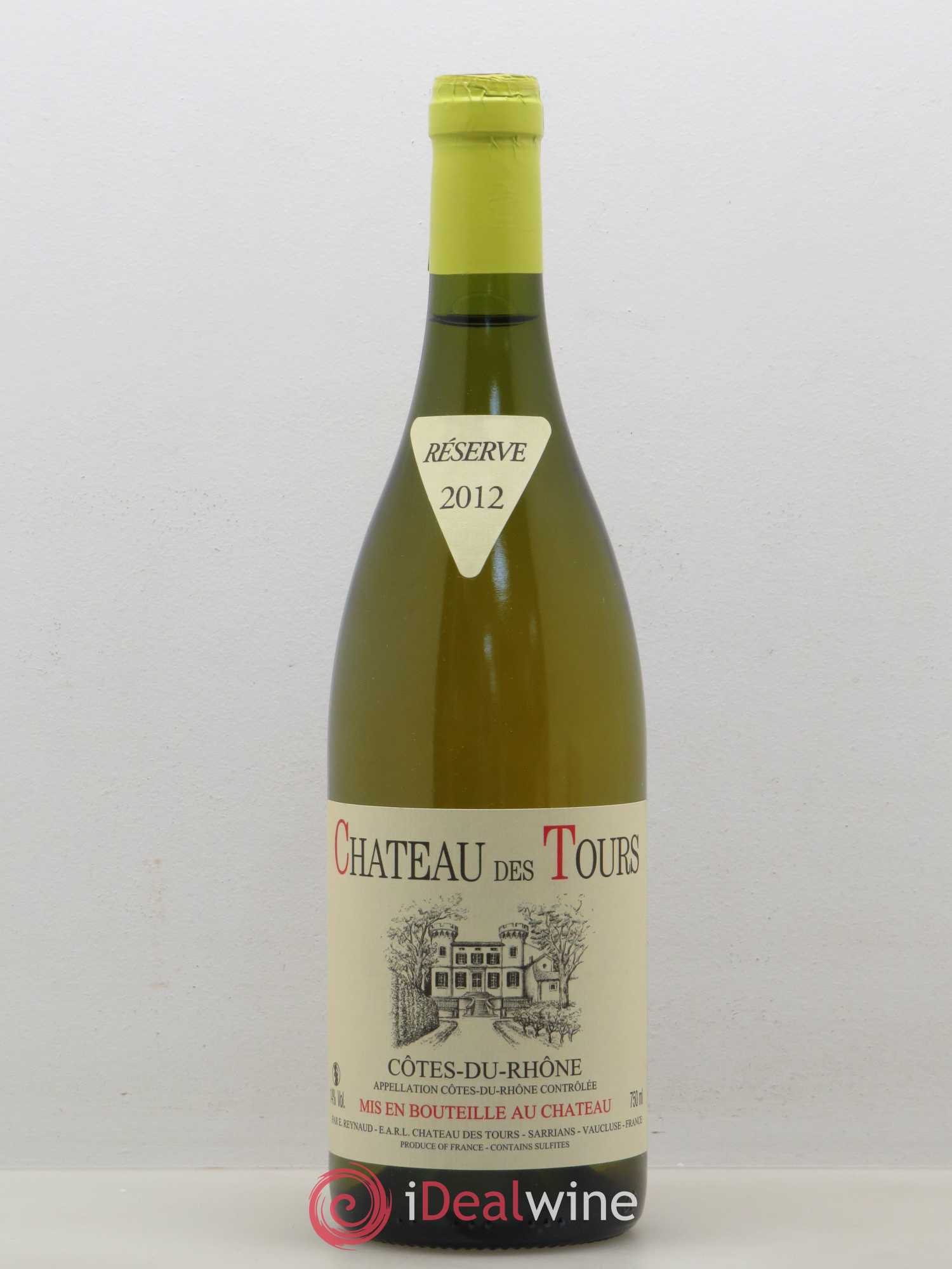 Côtes-du-Rhône Château des Tours Emmanuel Reynaud 2012 - Lot de 1 bouteille - 0