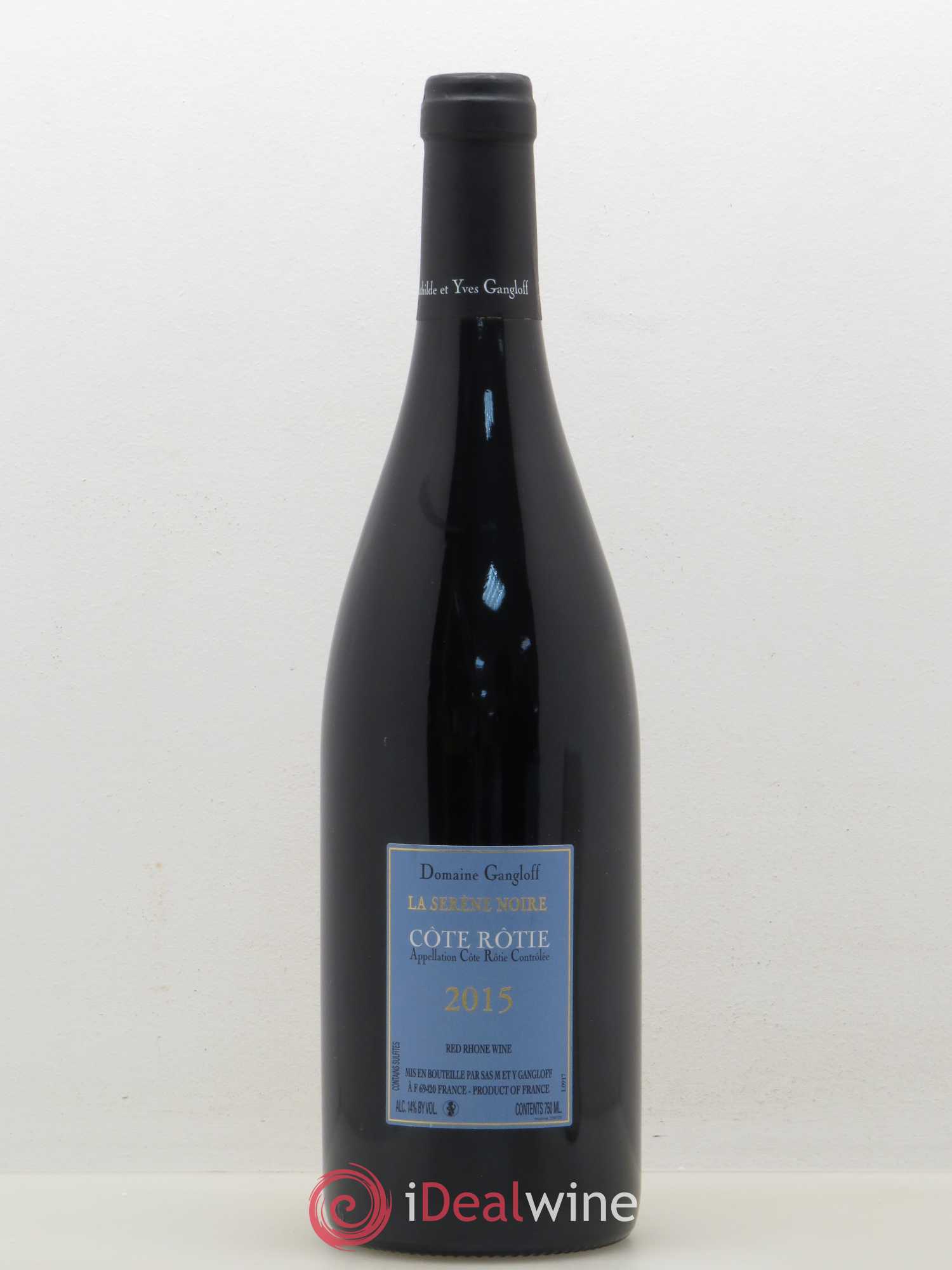 Côte-Rôtie La Sereine Noire Gangloff (Domaine) 2015 - Lot de 1 bouteille - 1