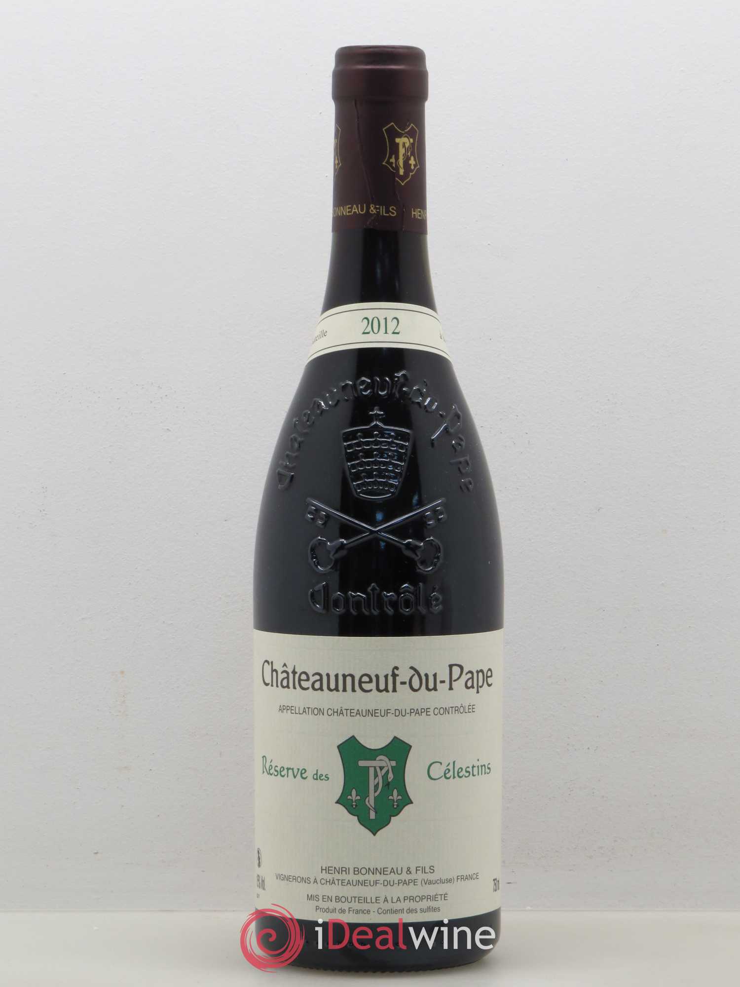 Châteauneuf-du-Pape Réserve des Célestins Henri Bonneau & Fils 2012 - Lot de 1 bouteille - 0
