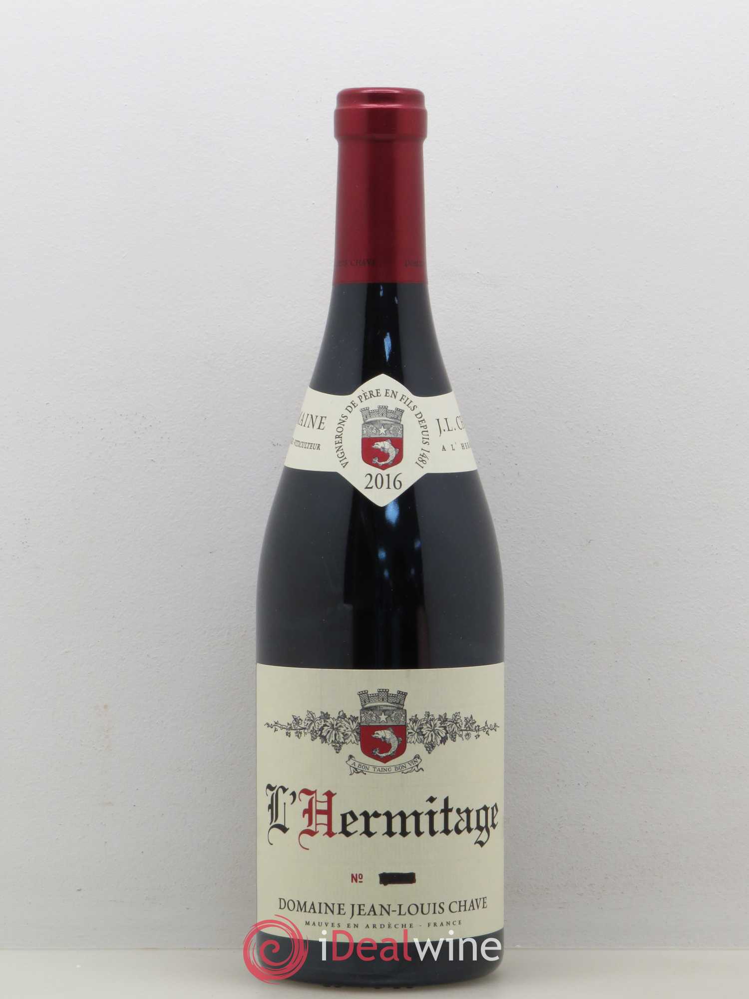 Hermitage Jean-Louis Chave 2016 - Lot de 1 bouteille - 0