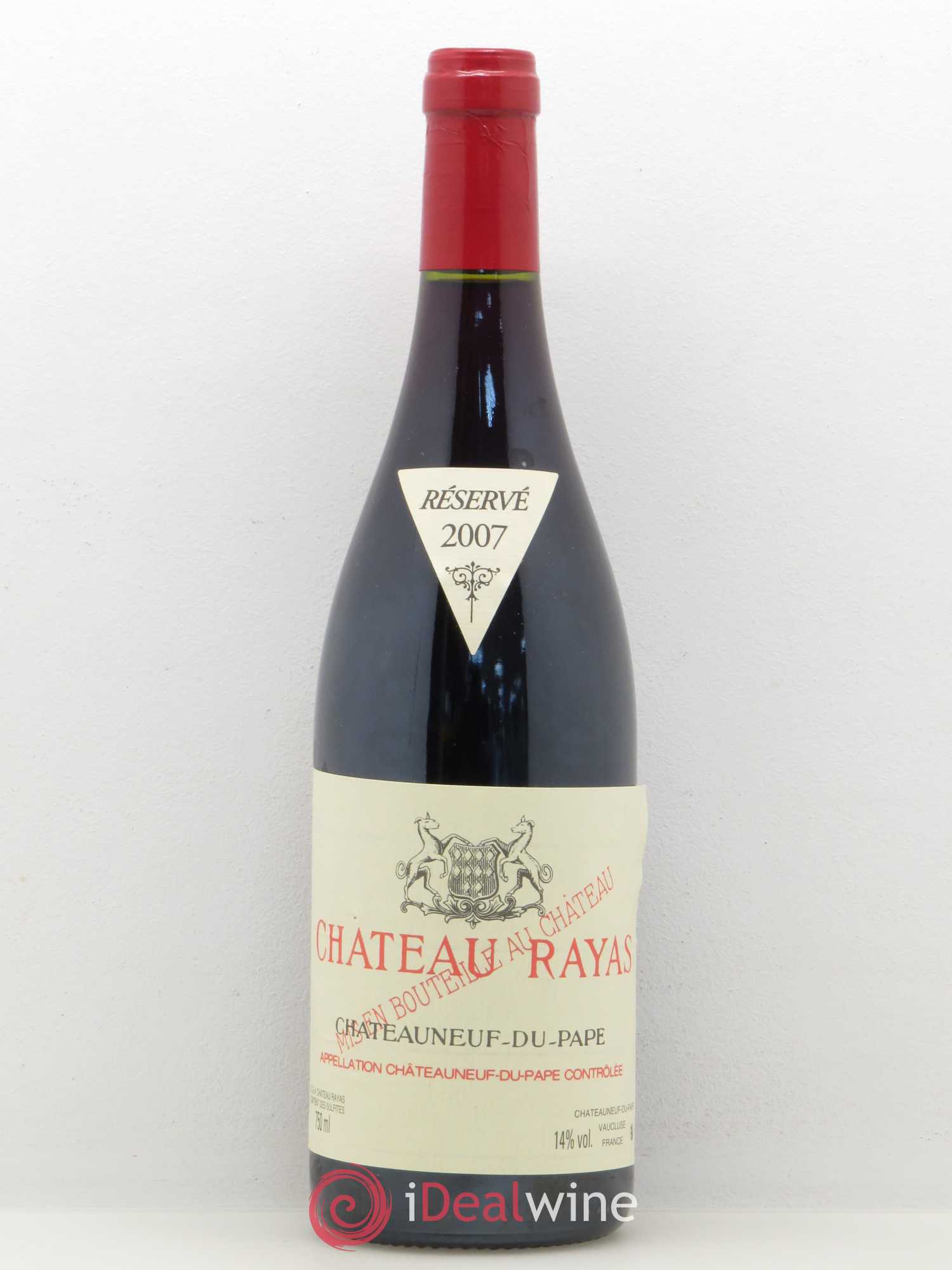 Châteauneuf-du-Pape Château Rayas Emmanuel Reynaud 2007 - Lot de 1 bouteille - 0