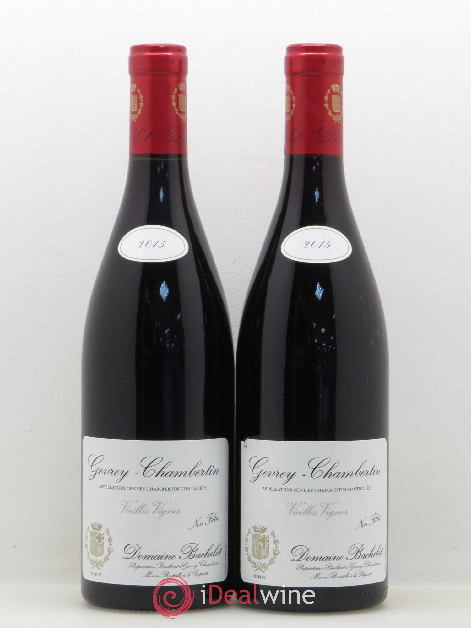 Gevrey-Chambertin Vieilles Vignes Denis Bachelet 2015 - Posten von 2 Flaschen - 0