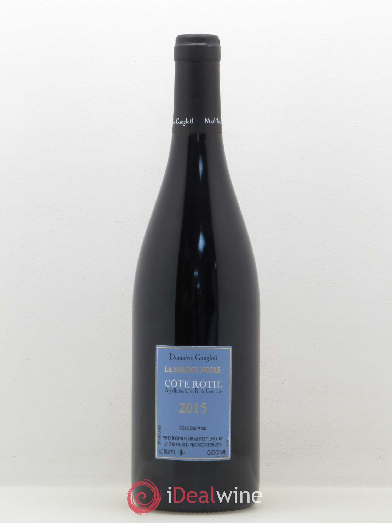 Côte-Rôtie La Sereine Noire Gangloff (Domaine) 2015 - Lot de 1 bouteille - 1
