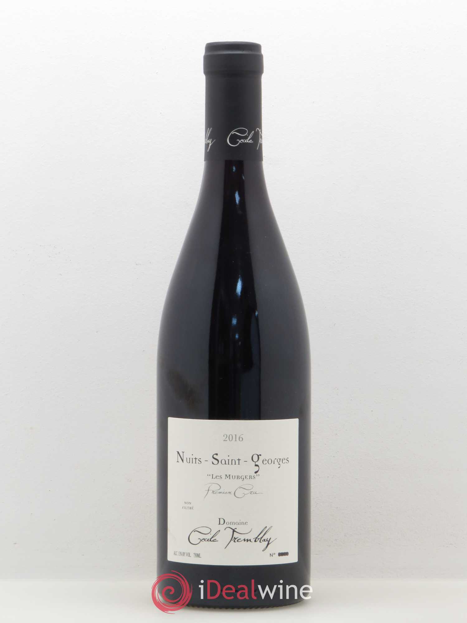 Nuits-Saint-Georges 1er Cru Les Murgers Cécile Tremblay 2016 - Lotto di 1 bottiglia - 0