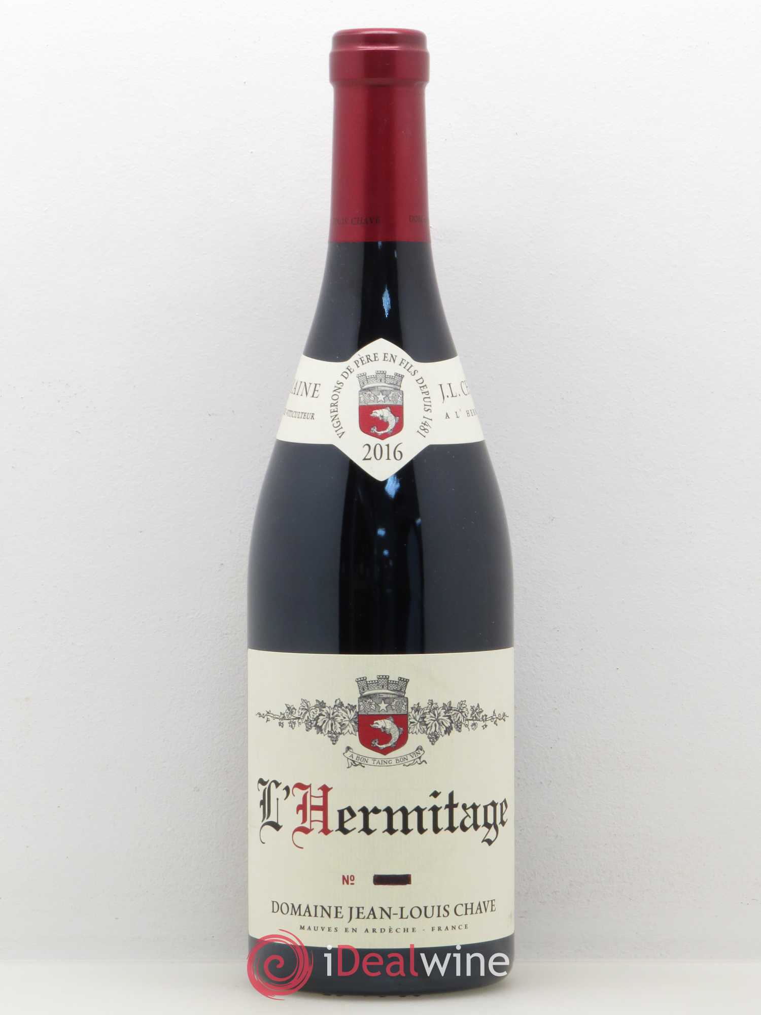 Hermitage Jean-Louis Chave 2016 - Lot de 1 bouteille - 0