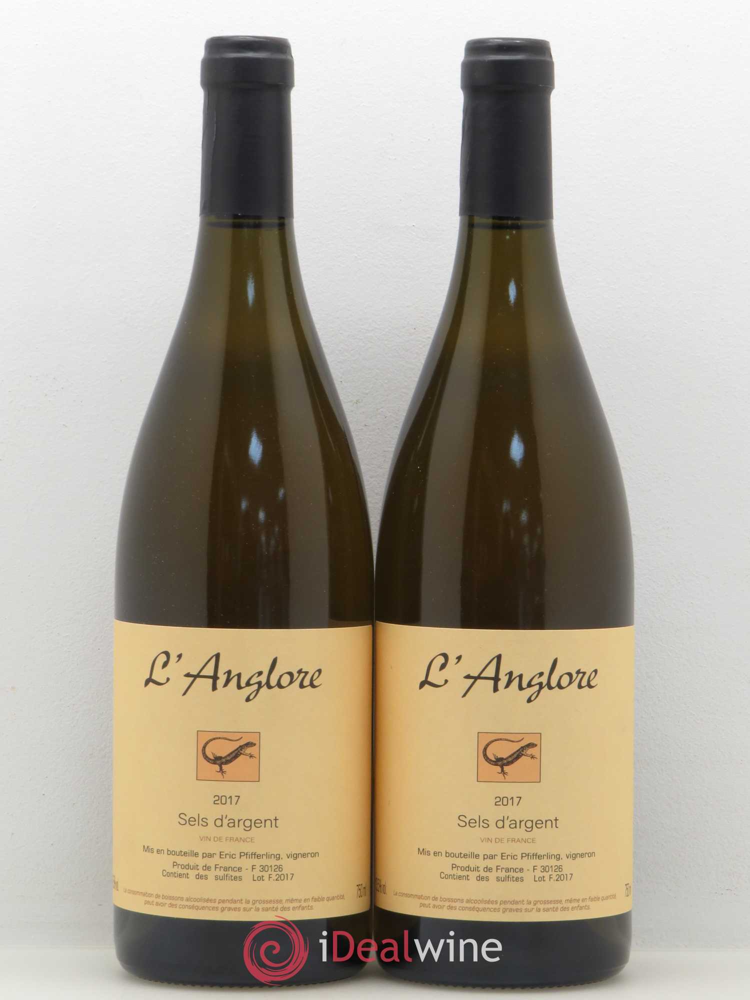 Vin de France Sels d'argent L'Anglore 2017 - Lot de 2 bouteilles - 0