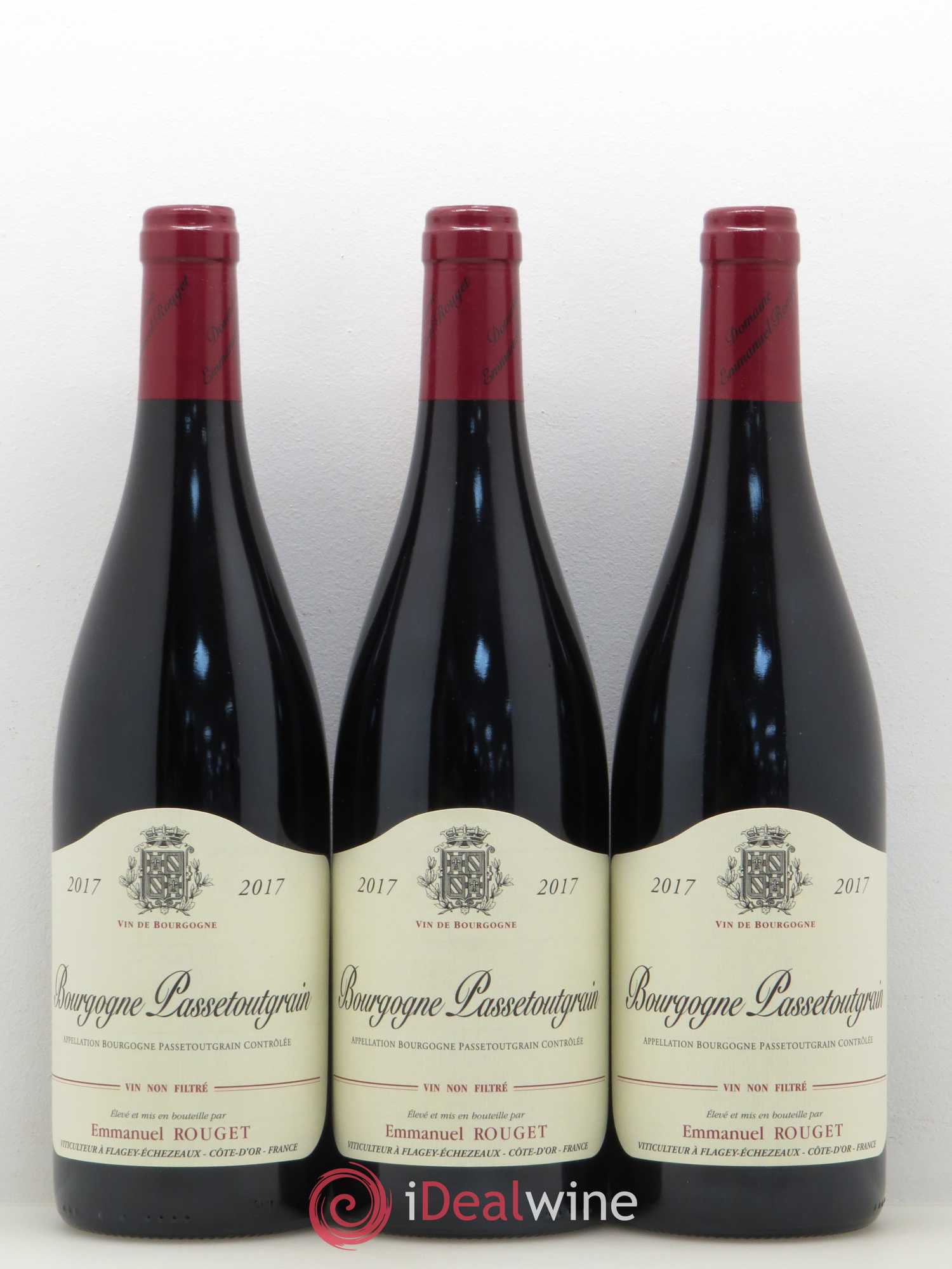 Bourgogne Passetoutgrain Rouget 2017 - Lot de 6 bouteilles - 2