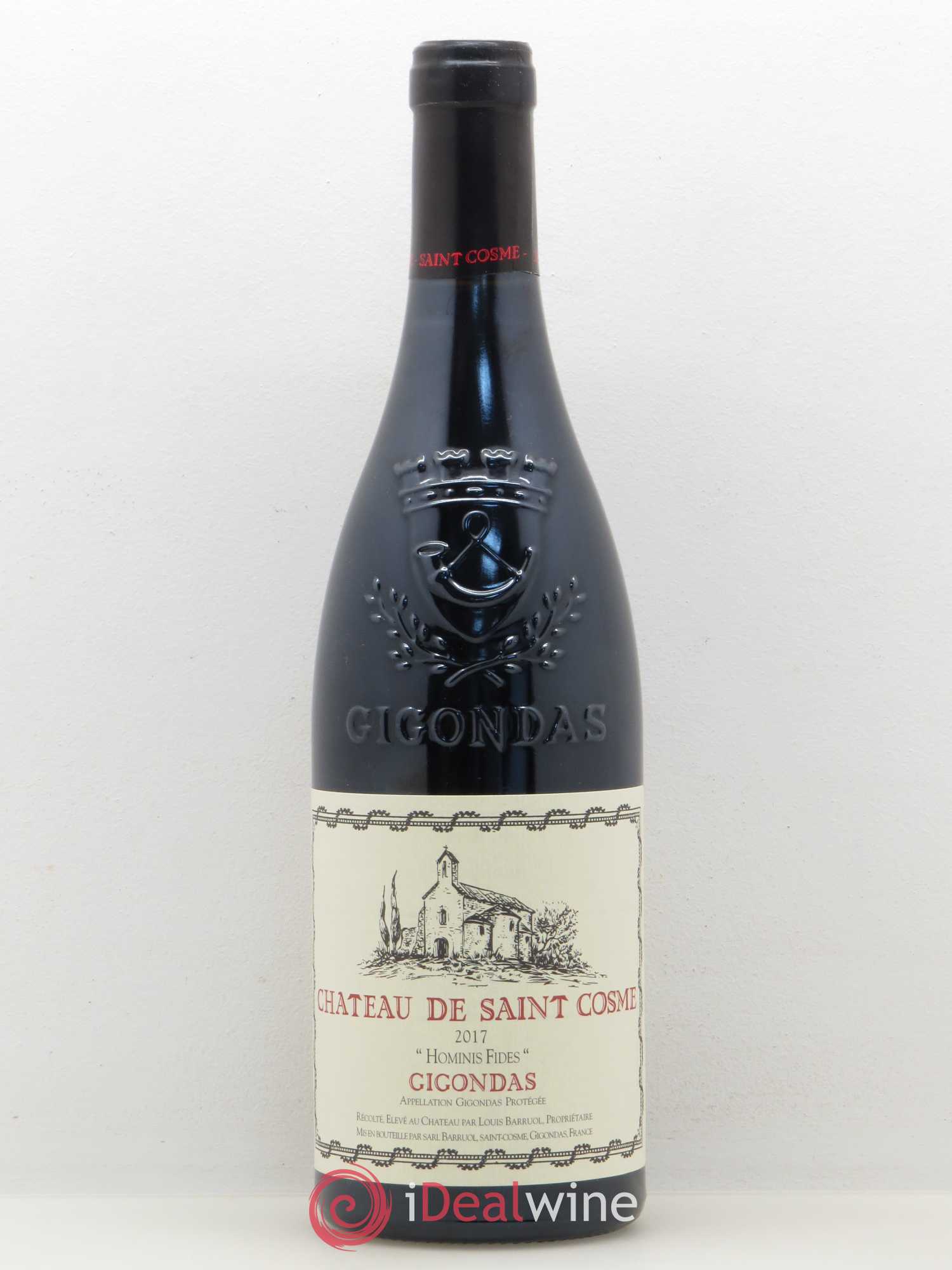 Gigondas Hominis Fides Saint Cosme 2017 - Lot de 1 bouteille - 0