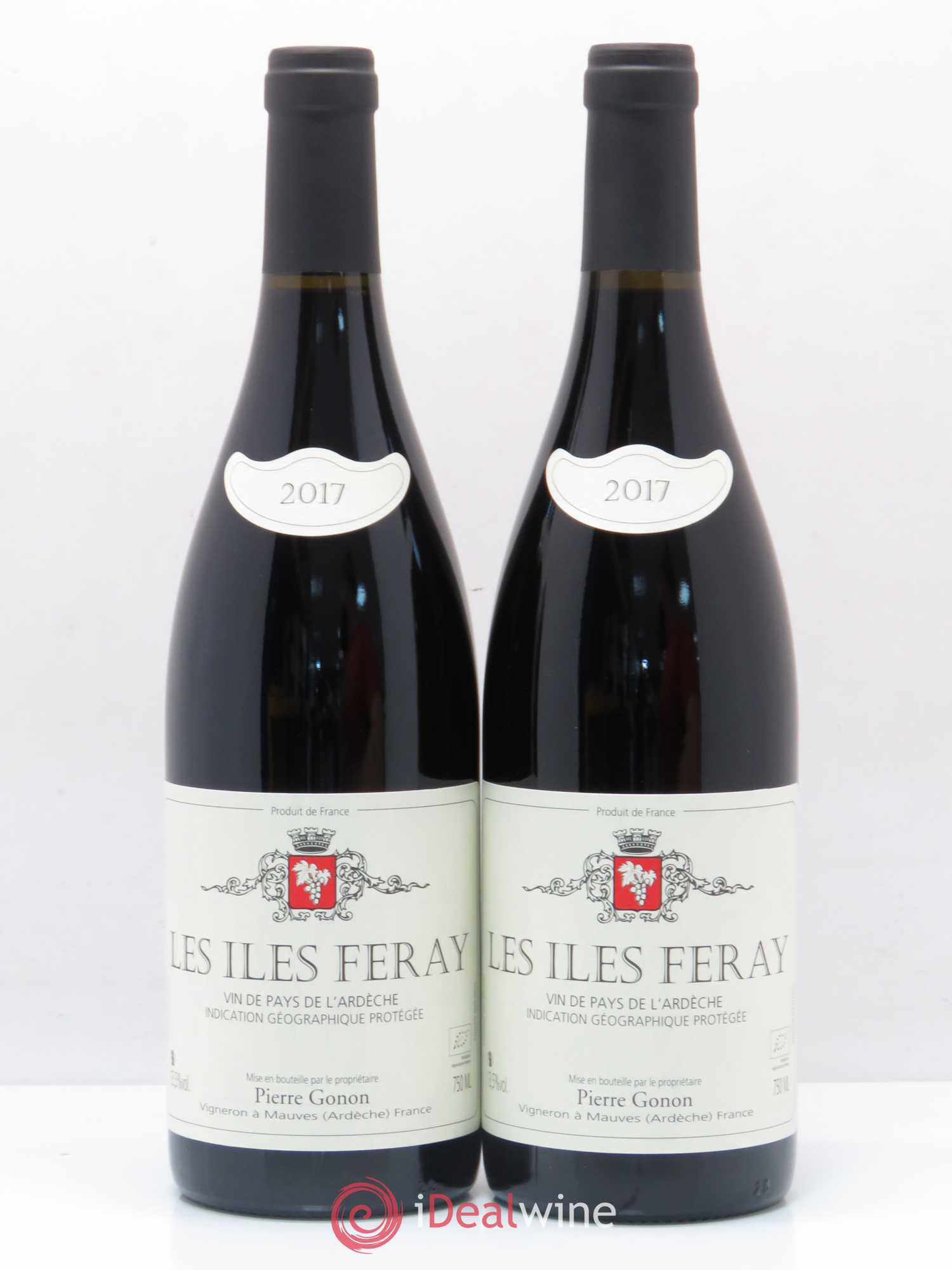Rhône IGP Ardèche Iles Feray Gonon 2017 - Posten von 2 Flaschen - 0