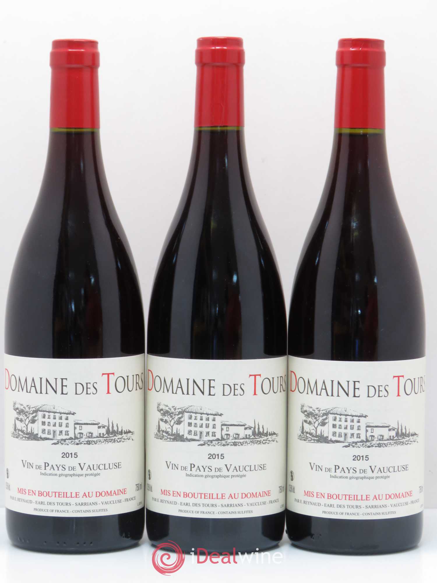 Vaucluse (Vin de Pays de Vaucluse) Domaine des Tours Emmanuel Reynaud 2015 - Lot de 6 bouteilles - 2