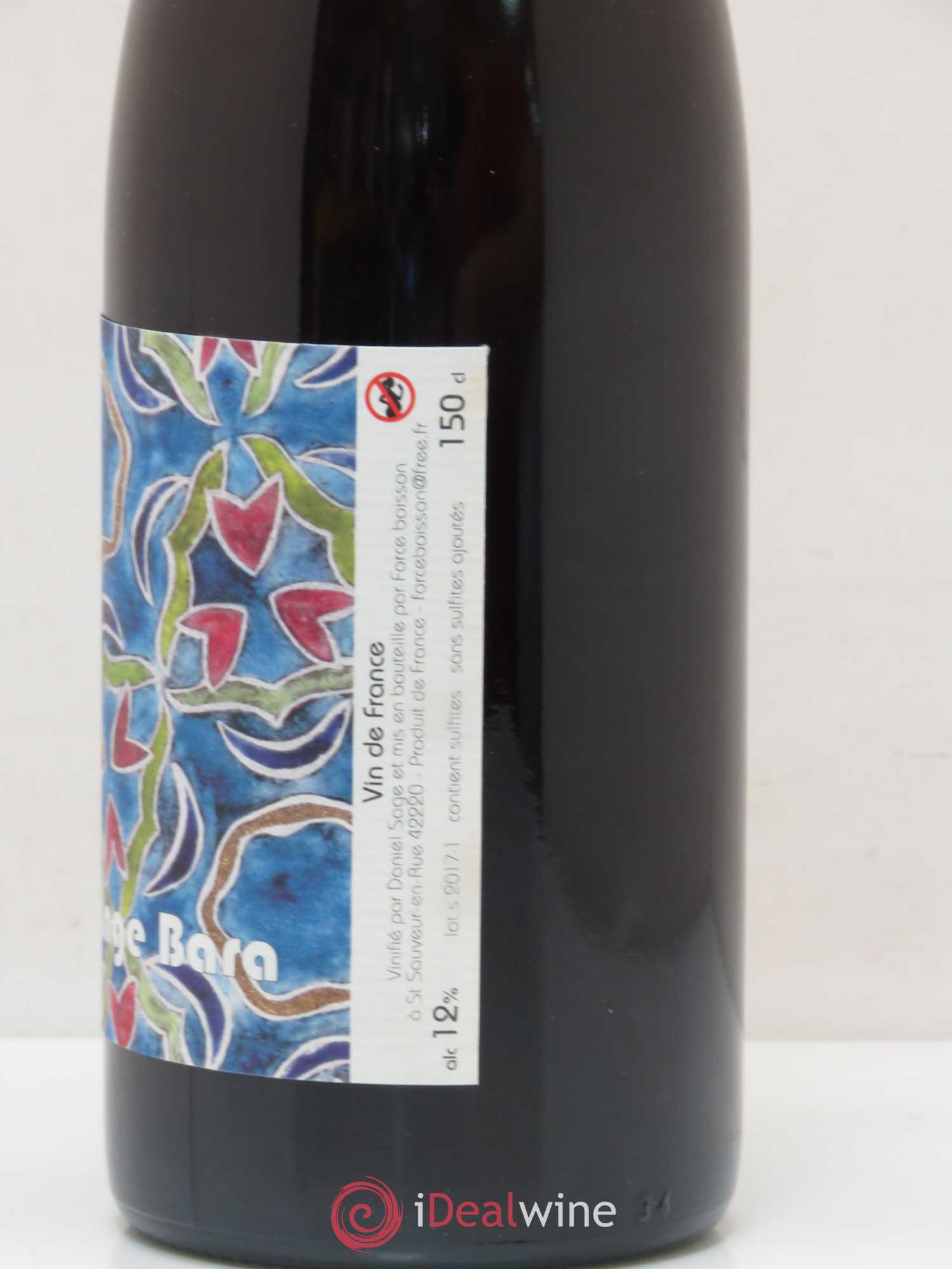 Vin de France Daniel Sage Grange Bara 2017 - Posten von 1 Flasche - 1