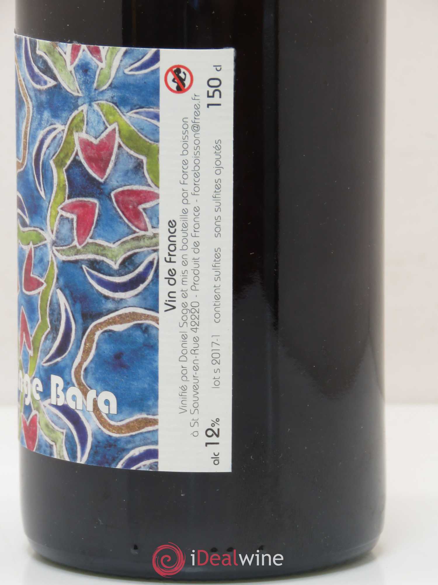 Vin de France Daniel Sage Grange Bara 2017 - Posten von 1 Flasche - 1