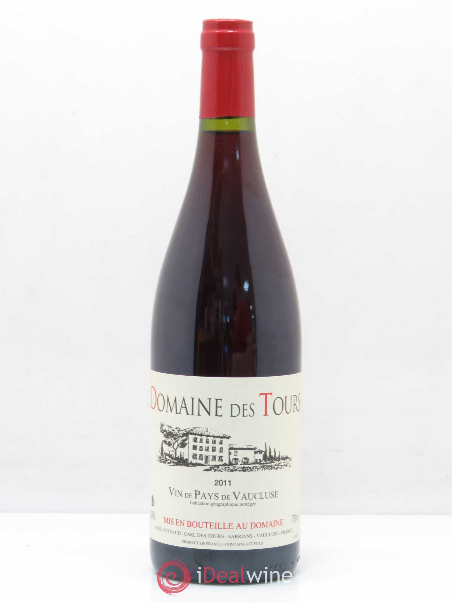 Vaucluse (Vin de Pays de Vaucluse) Domaine des Tours Emmanuel Reynaud 2011 - Lot de 1 bouteille - 0