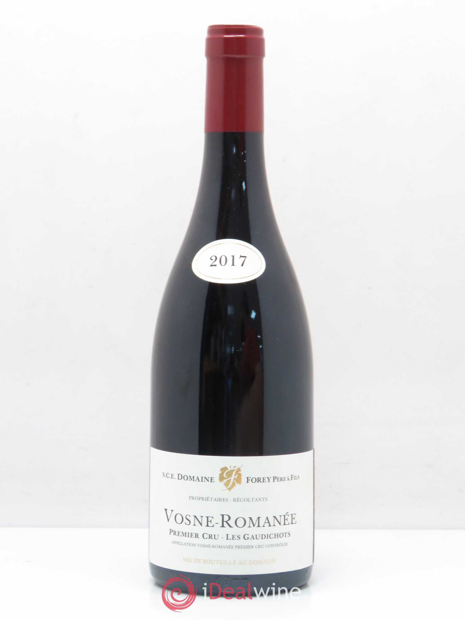 Vosne-Romanée 1er Cru Les Gaudichots Forey Père et Fils (Domaine) 2017 - Lot de 1 bouteille - 0