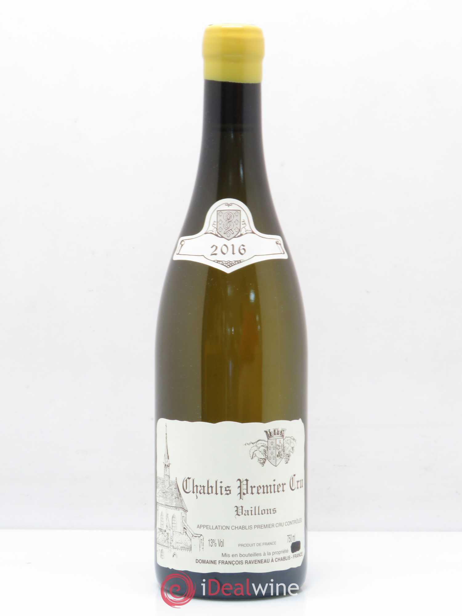 Chablis 1er Cru Vaillons Raveneau (Domaine) 2016 - Lot de 1 bouteille - 0