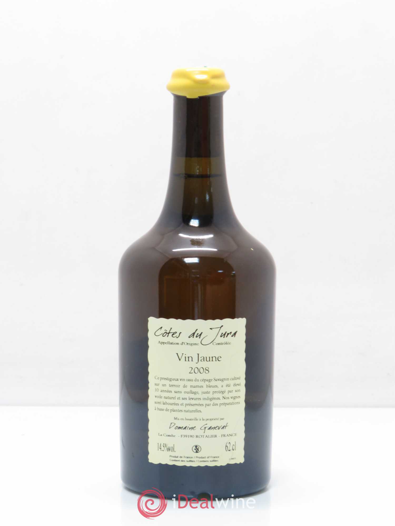 Côtes du Jura Vin Jaune Jean-François Ganevat (Domaine) 2008 - Lot de 1 bouteille - 1