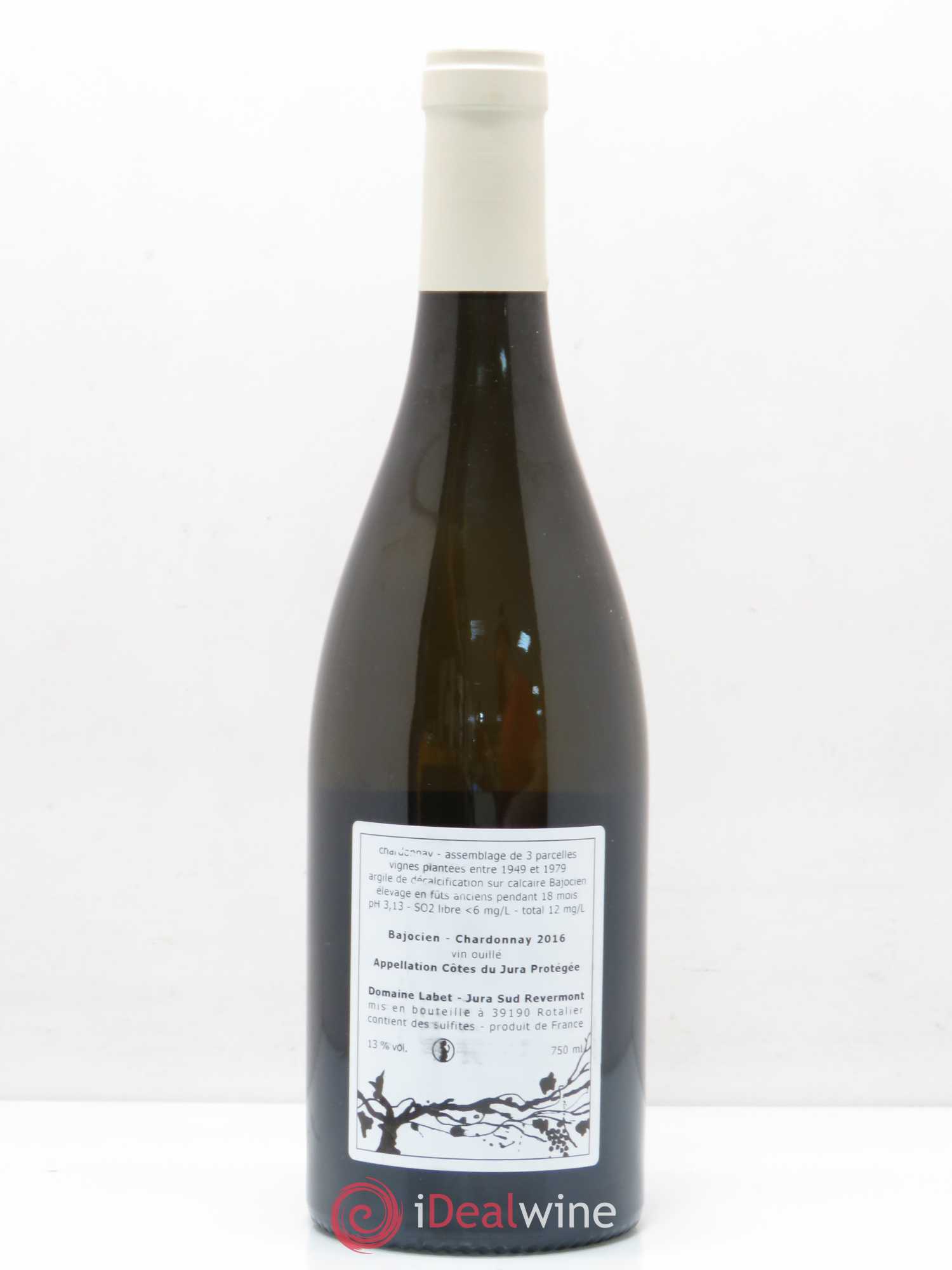 Côtes du Jura Bajocien chardonnay Labet 2016 - Posten von 1 Flasche - 1