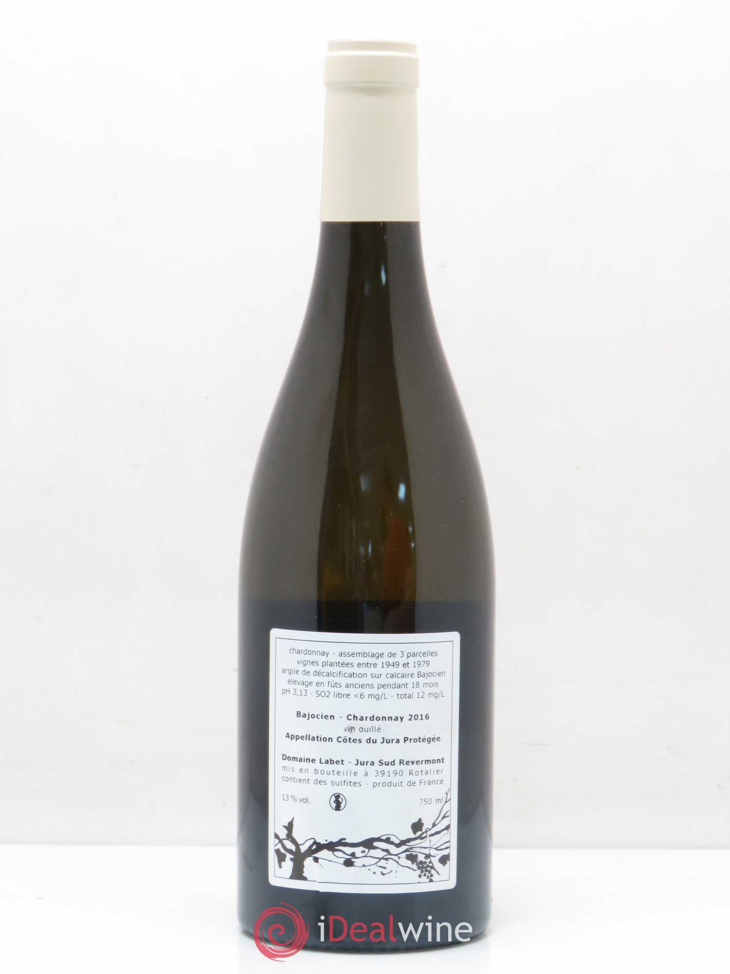 Côtes du Jura Bajocien chardonnay Labet 2016 - Posten von 1 Flasche - 1