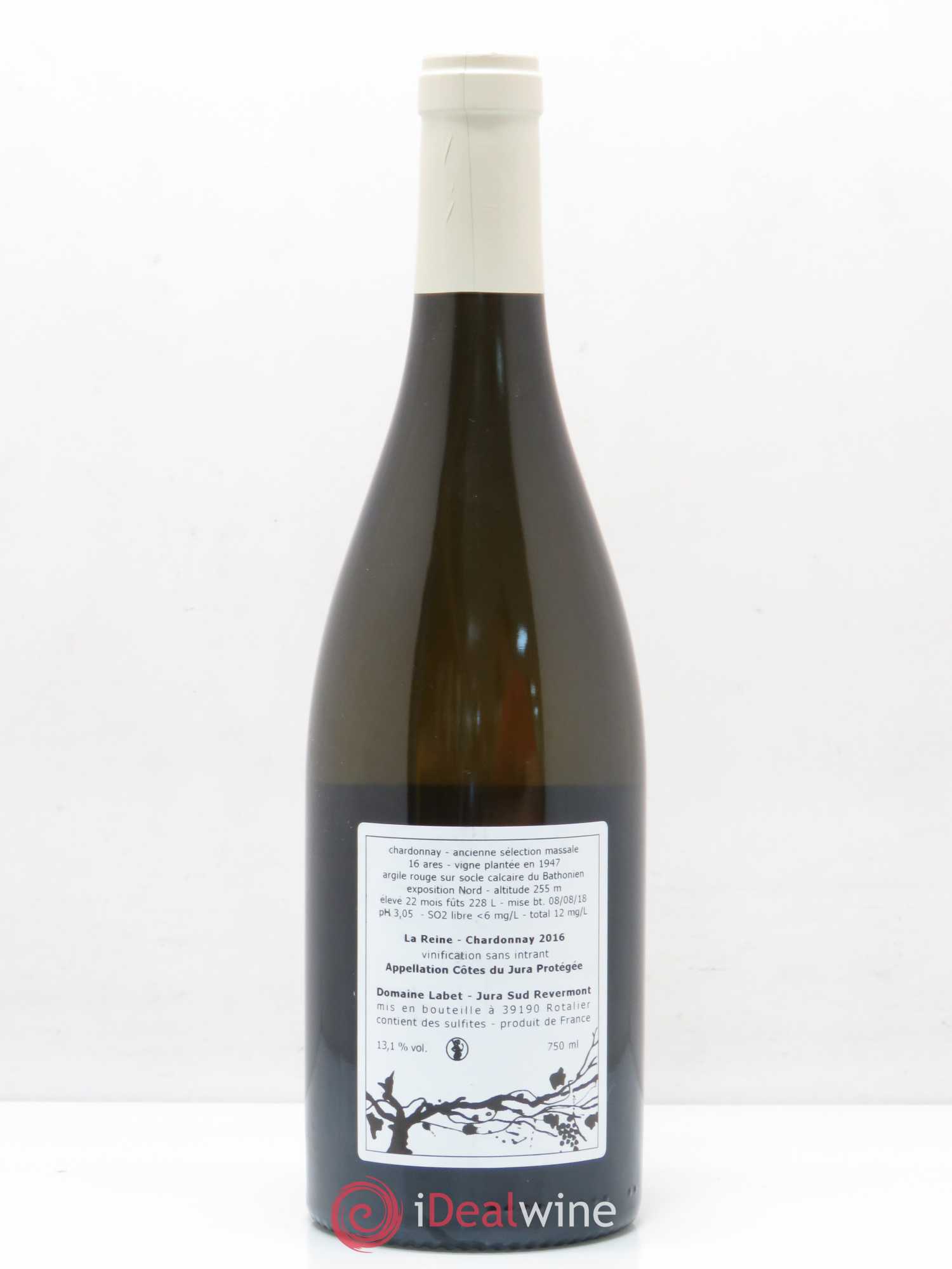 Côtes du Jura Chardonnay La Reine Labet 2016 - Posten von 1 Flasche - 1
