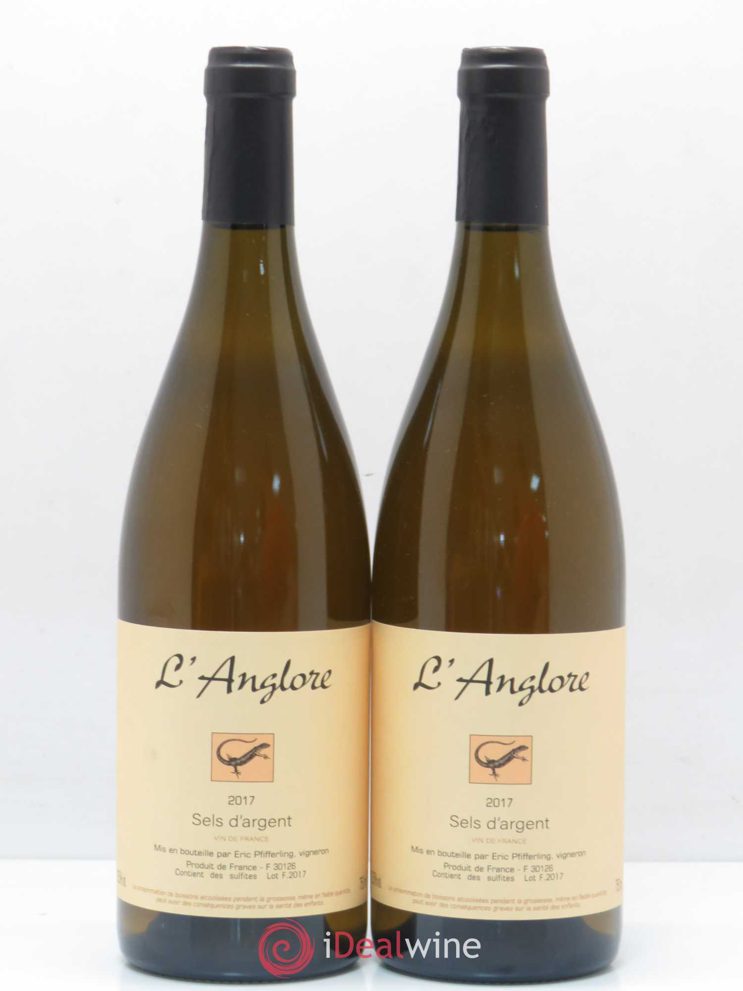 Vin de France Sels d'argent L'Anglore 2017 - Lot de 2 bouteilles - 0
