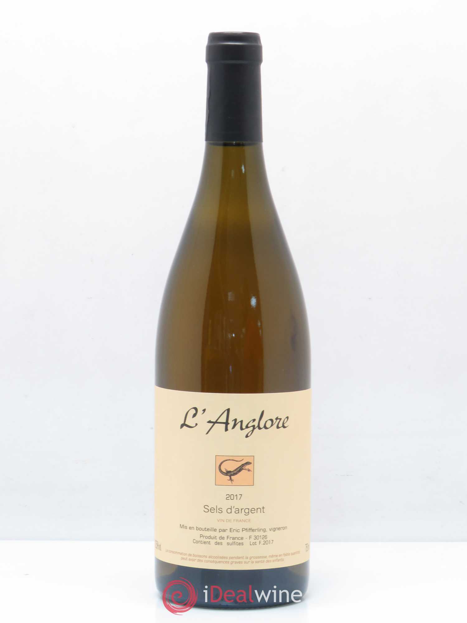 Vin de France Sels d'argent L'Anglore 2017 - Lot de 1 bouteille - 0