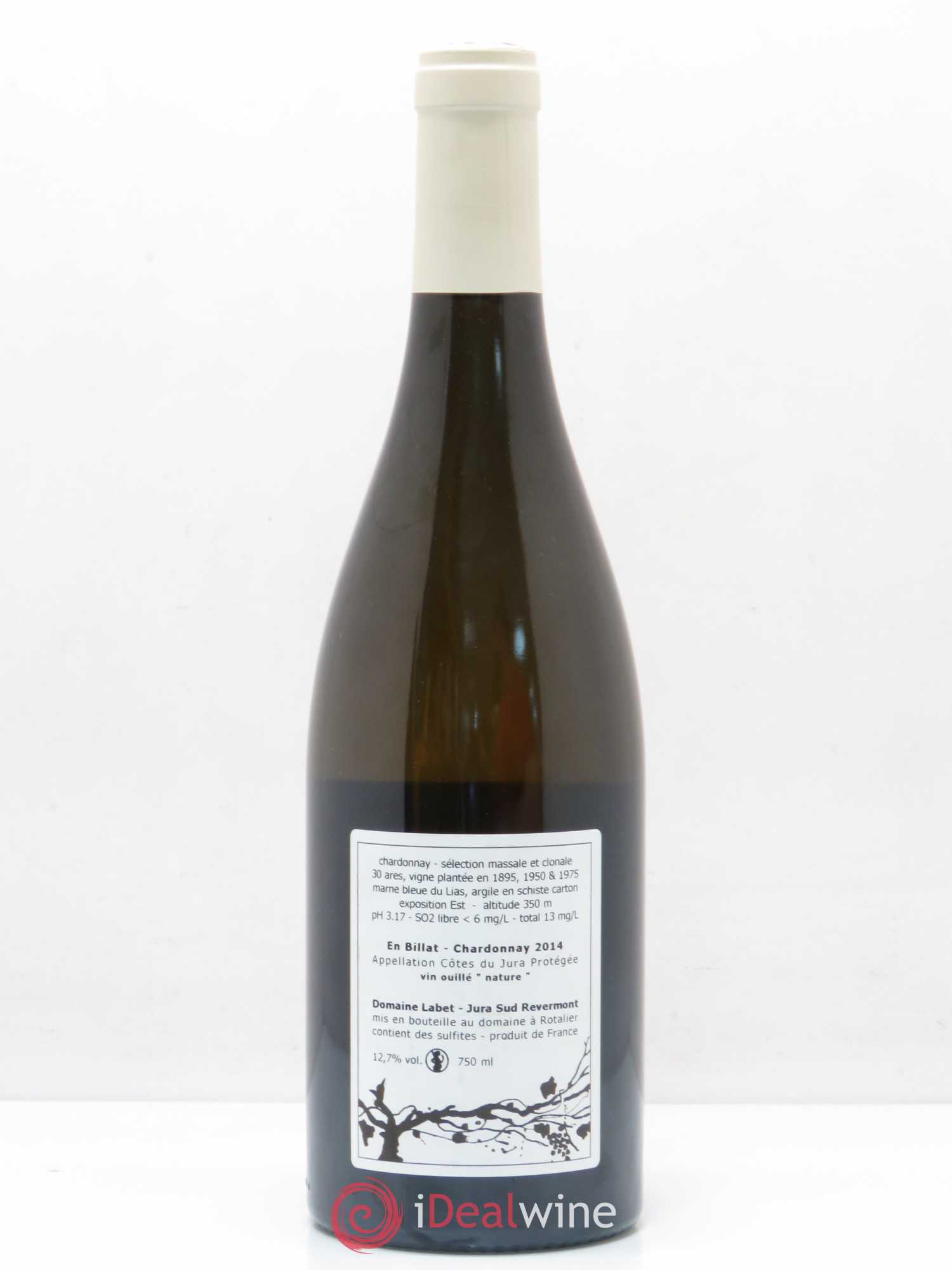 Côtes du Jura Chardonnay En Billat Labet 2014 - Posten von 1 Flasche - 1